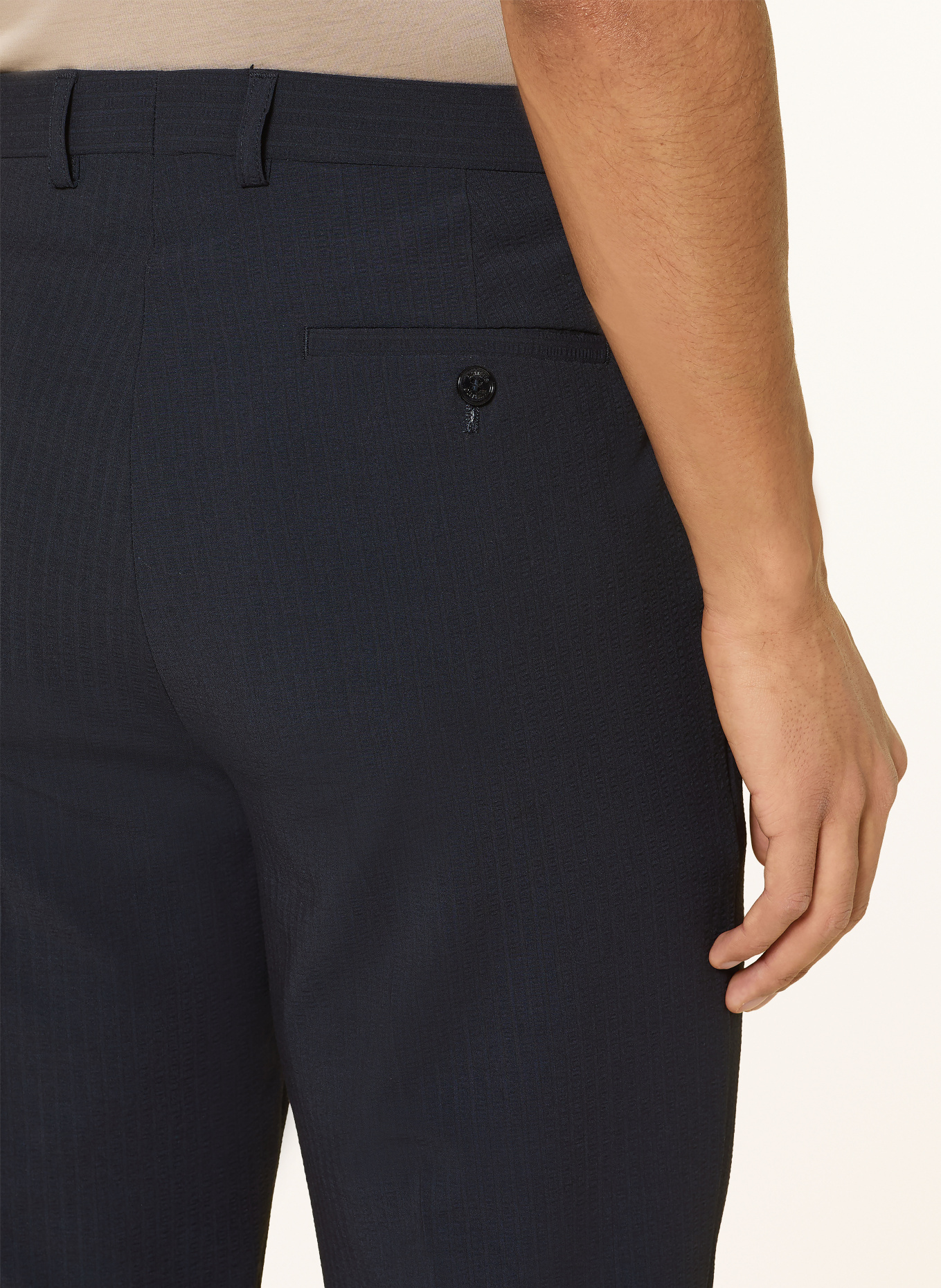 DISTRETTO 12 Spodnie do garnituru FIRENZE o kroju slim fit: 0003 BLU