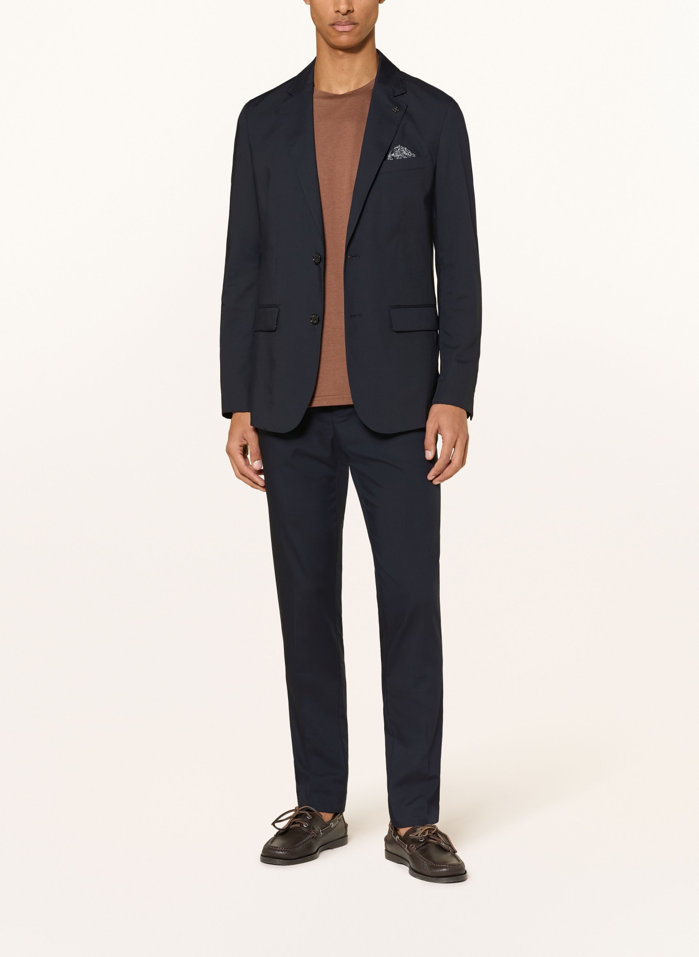 DISTRETTO 12 Spodnie do garnituru ALABASTRO o kroju slim fit: 0003 BLU