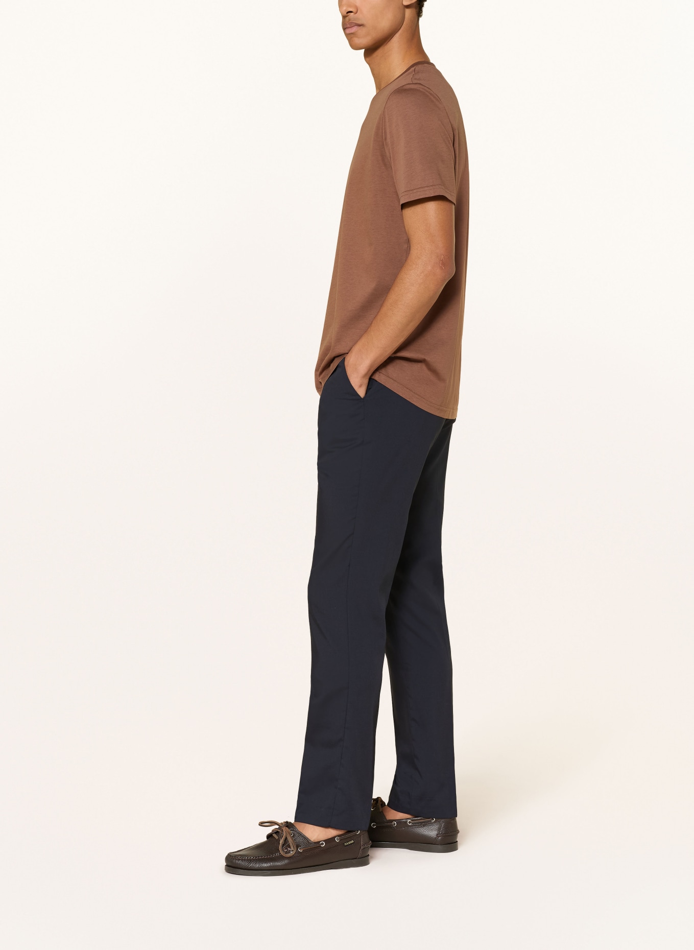 DISTRETTO 12 Spodnie do garnituru ALABASTRO o kroju slim fit: 0003 BLU