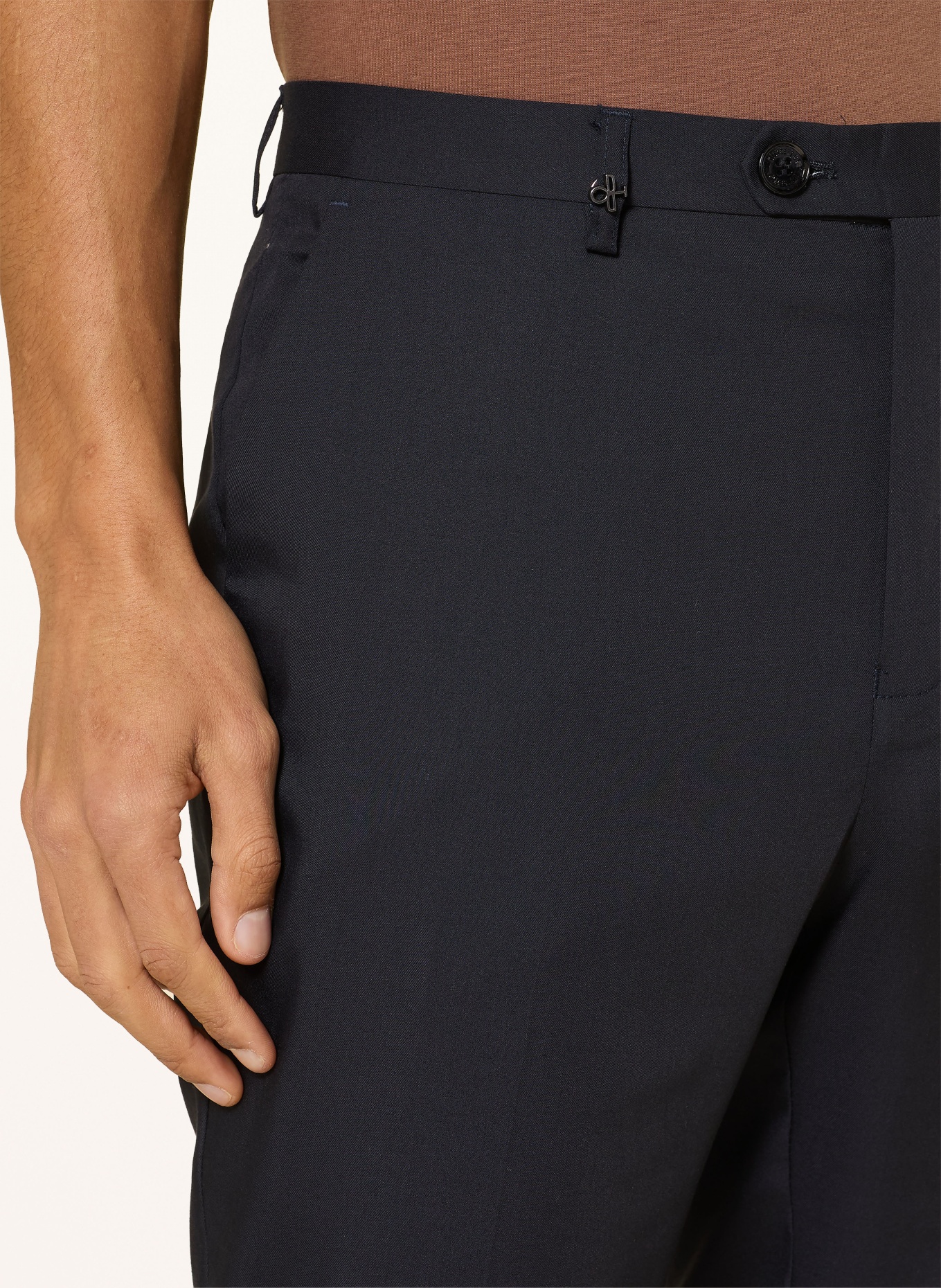 DISTRETTO 12 Spodnie do garnituru ALABASTRO o kroju slim fit: 0003 BLU