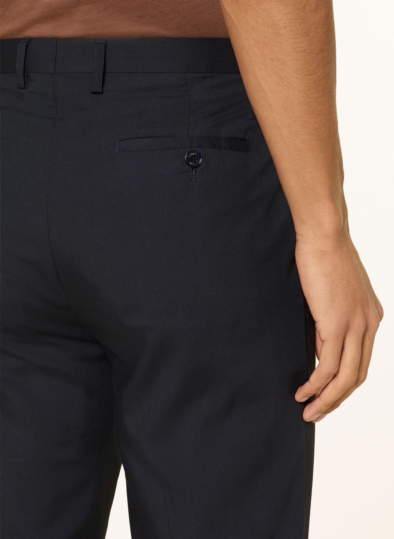 DISTRETTO 12 Spodnie do garnituru ALABASTRO o kroju slim fit: 0003 BLU