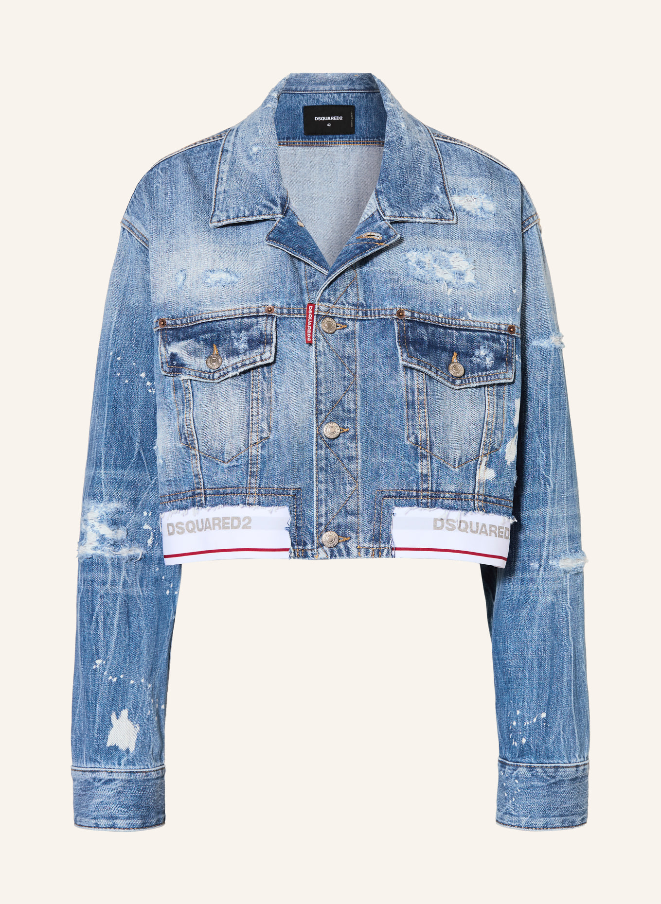 DSQUARED2 Kurtka dżinsowa: 470 NAVY BLUE