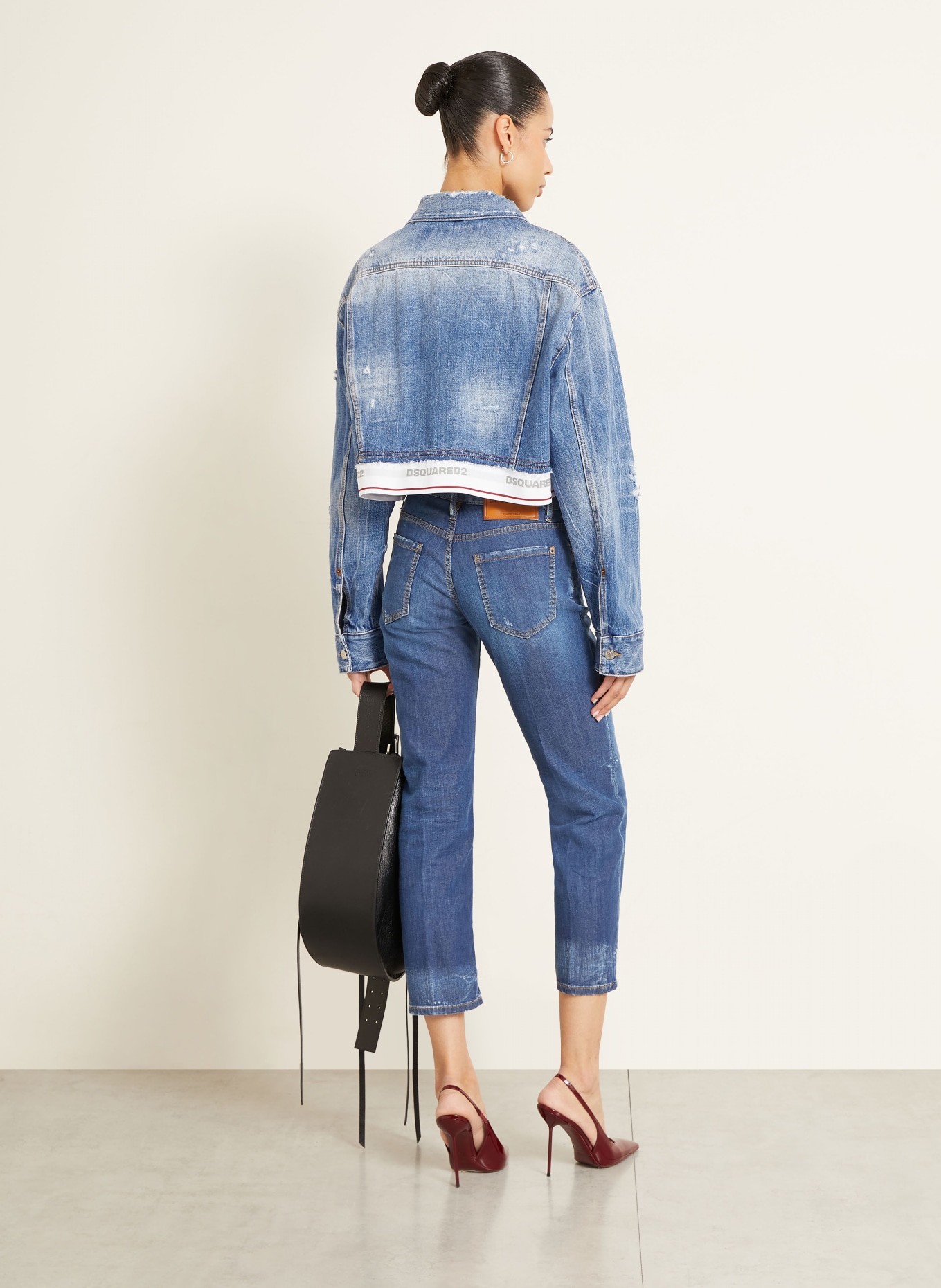 DSQUARED2 Kurtka dżinsowa: 470 NAVY BLUE