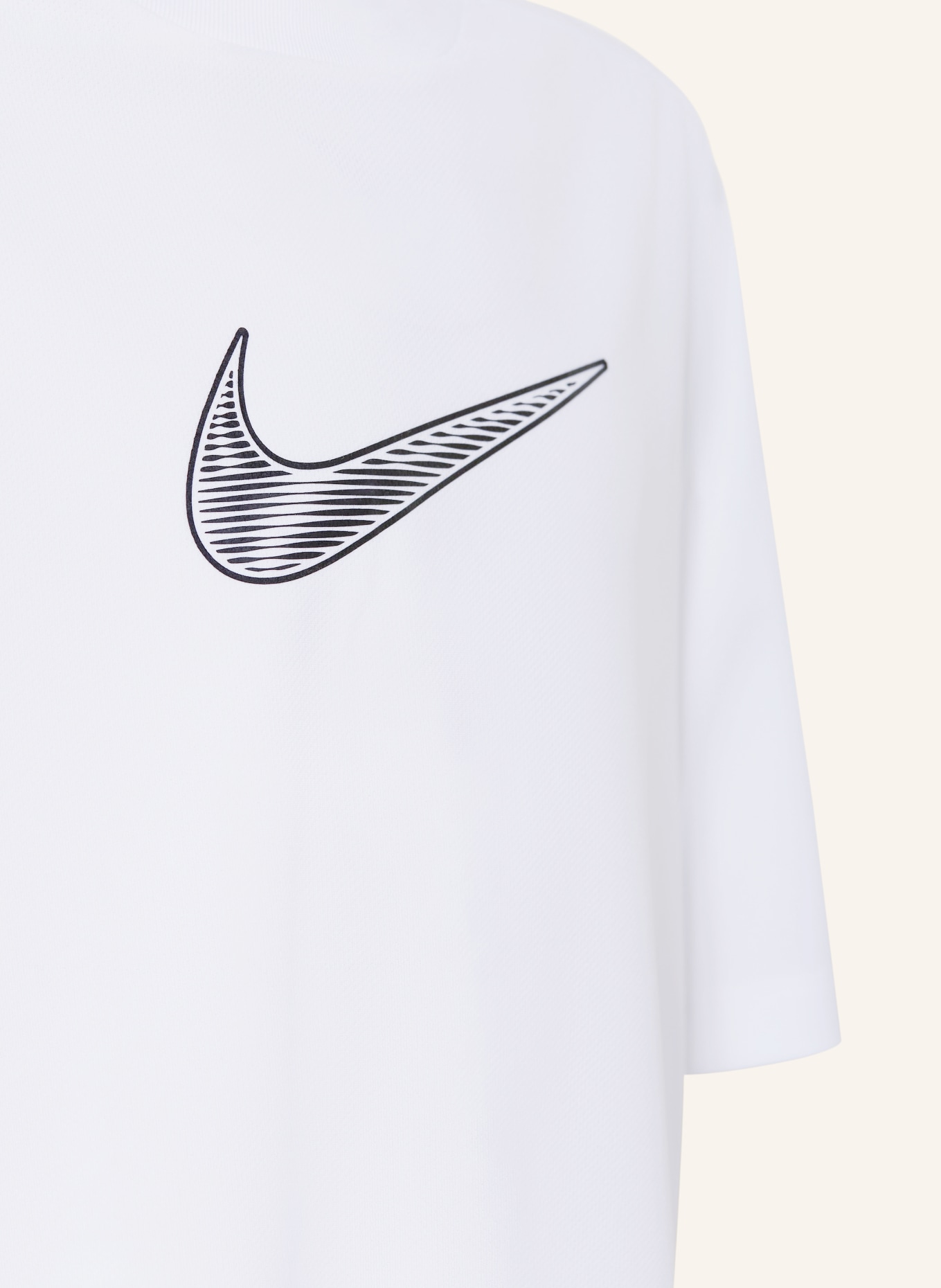 Nike T-Shirt: WEISS / SCHWARZ