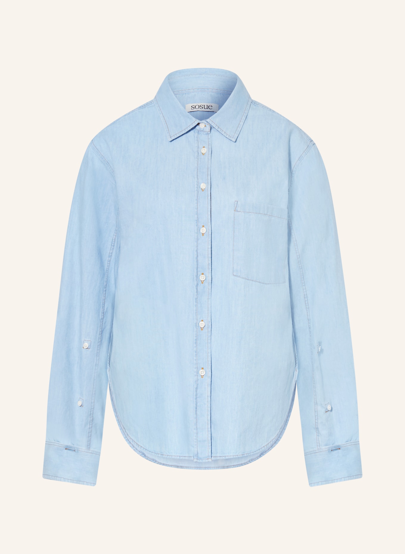 SoSUE Džínová blůza CLASSIC: TMAVĚ MODRÁ