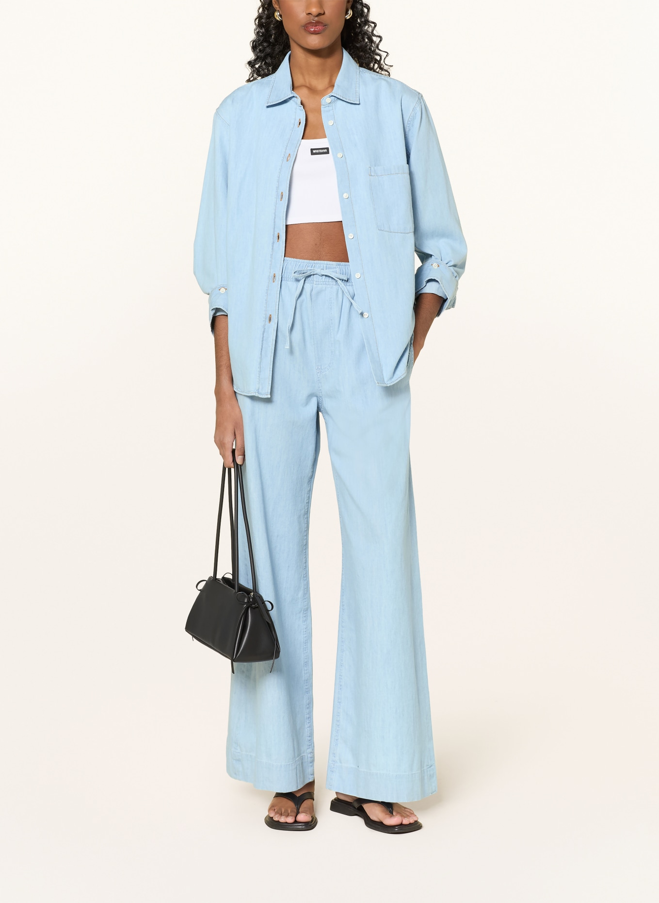 SoSUE Džínová blůza CLASSIC: TMAVĚ MODRÁ