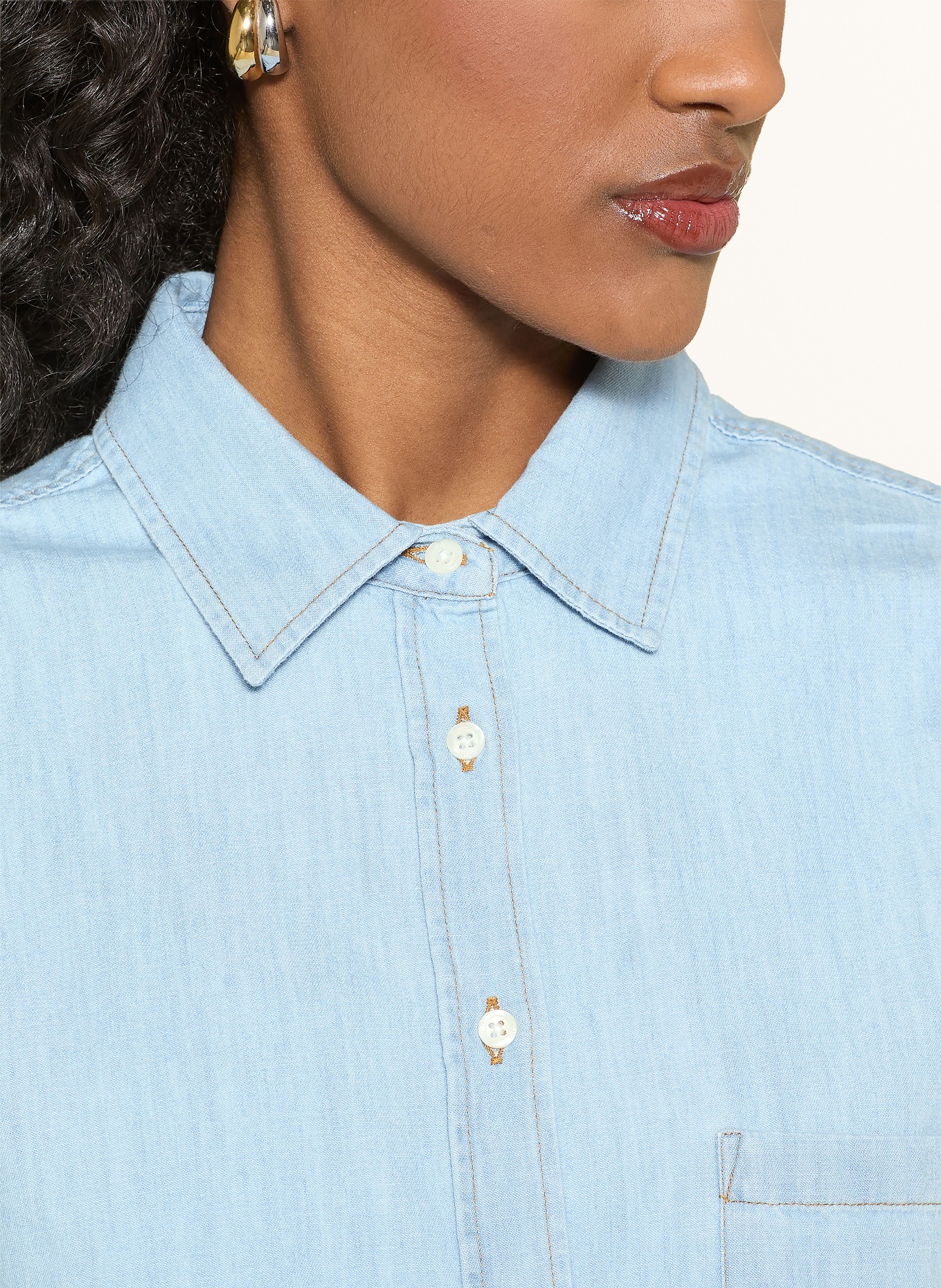 SoSUE Džínová blůza CLASSIC: TMAVĚ MODRÁ