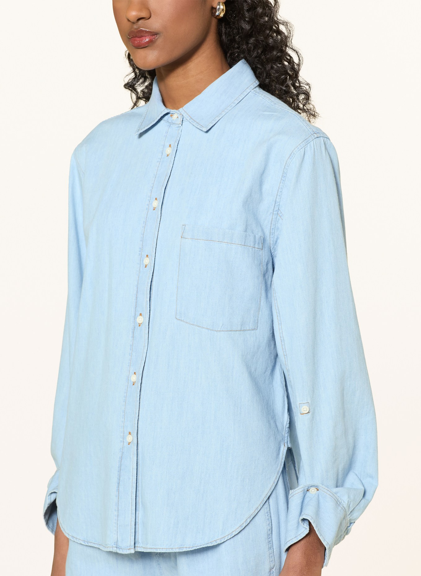 SoSUE Džínová blůza CLASSIC: TMAVĚ MODRÁ