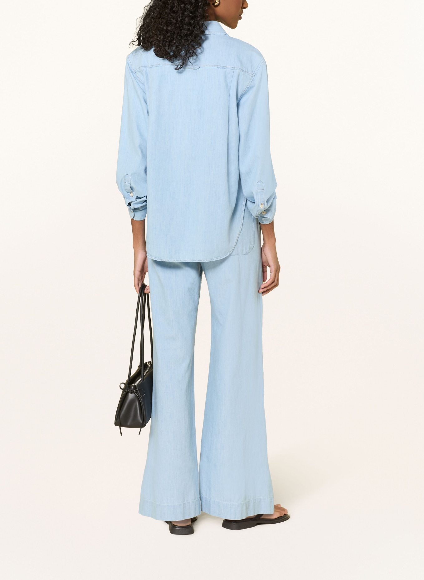 SoSUE Jean à jambes larges ANNA: lde LIGHT DENIM