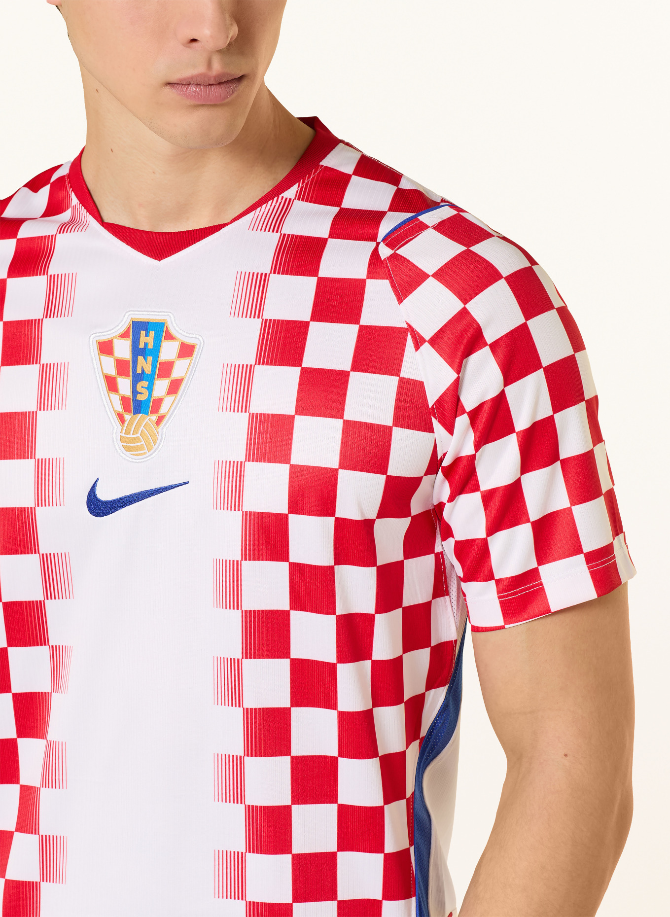 Nike Heimtrikot KROATIEN 26 REPLICA: WEISS / ROT / BLAU