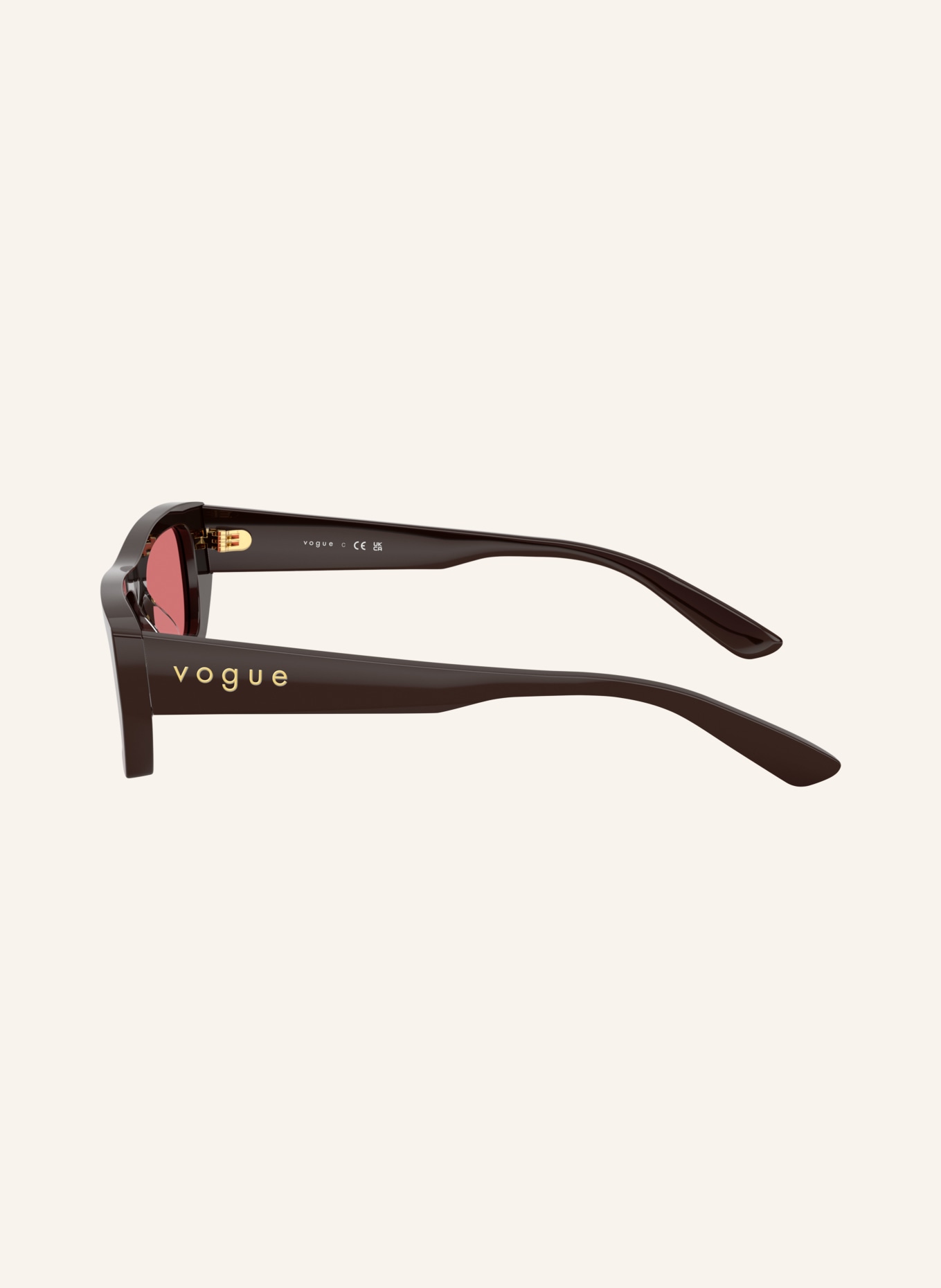 VOGUE Sonnenbrille VO5657SU: DUNKELBRAUN/ ROT