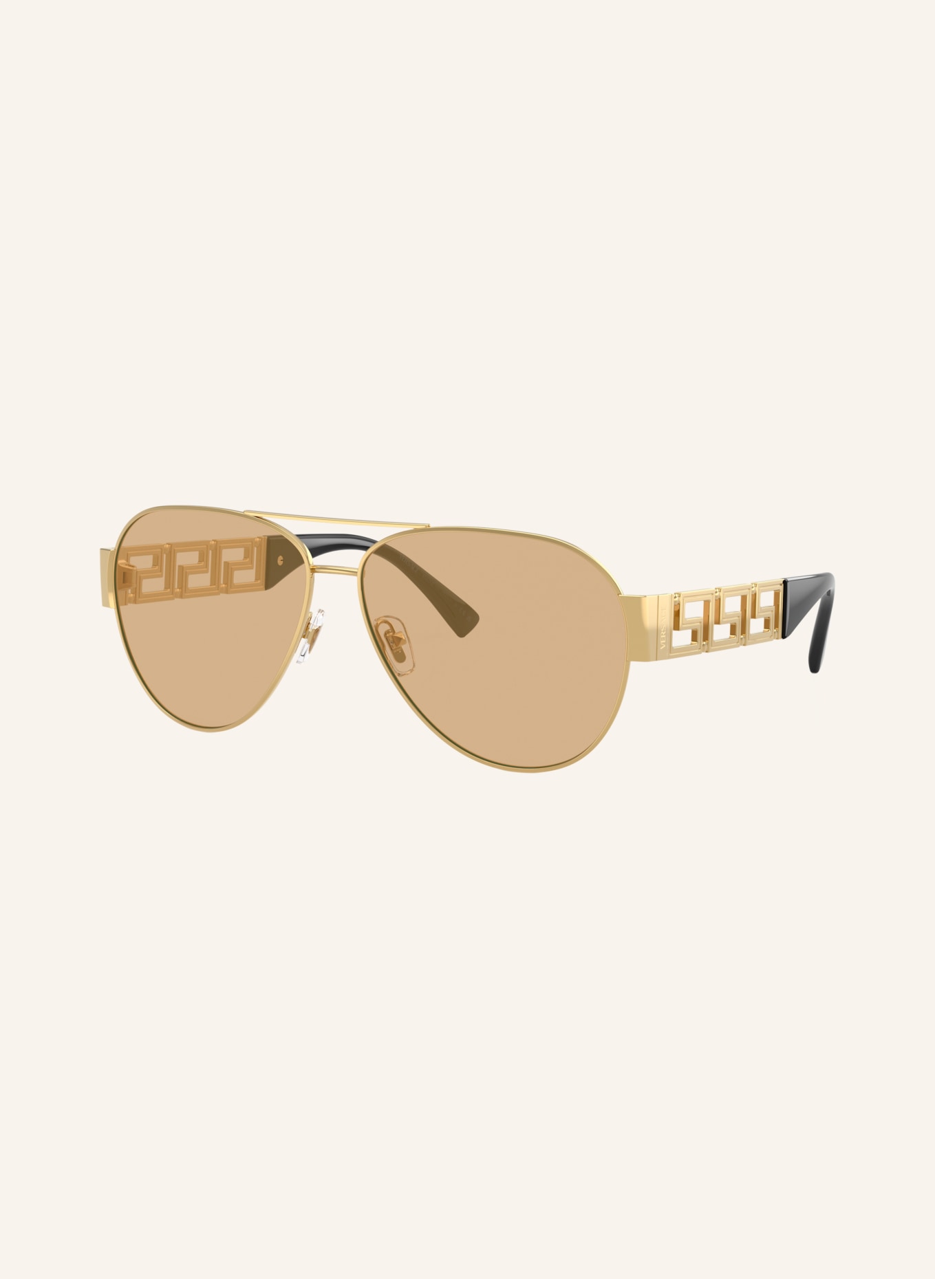 VERSACE Sonnenbrille VE2289: GOLD/ GELB VERSPIEGELT