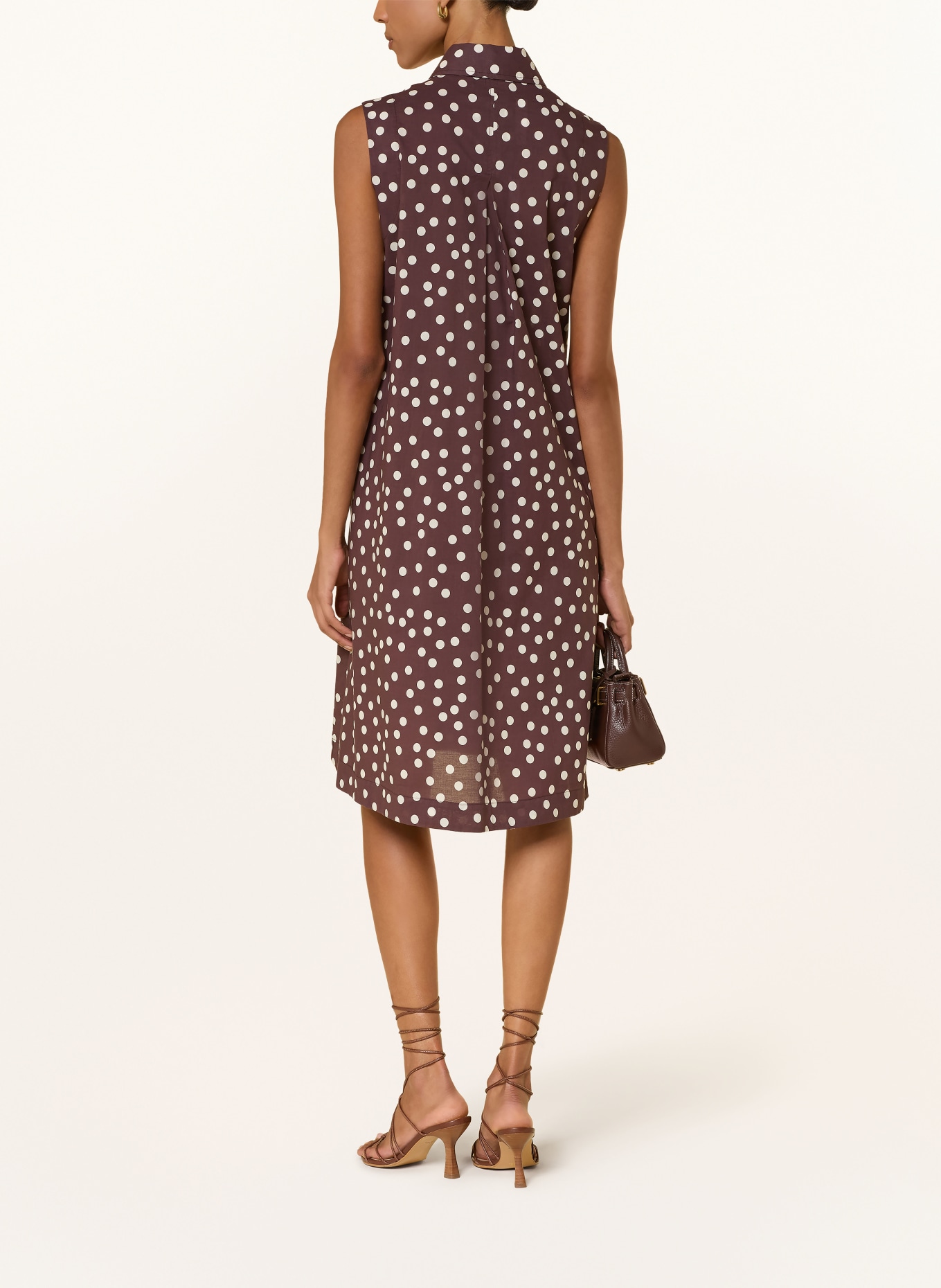 rossana diva Overhemdjurk: BRUIN / ECRU