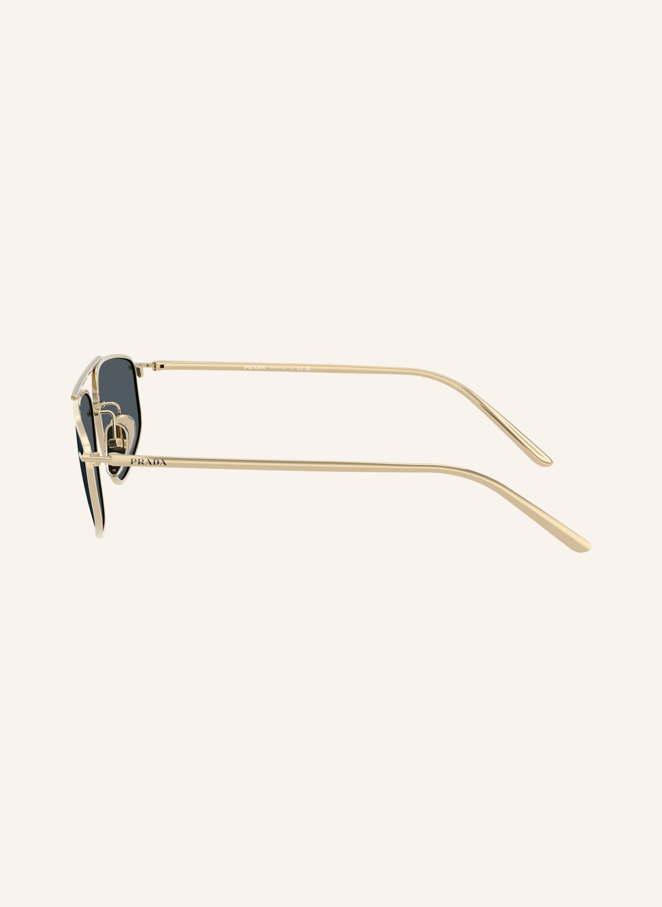 PRADA Sonnenbrille PR C51S: GOLD/ DUNKELGRAU