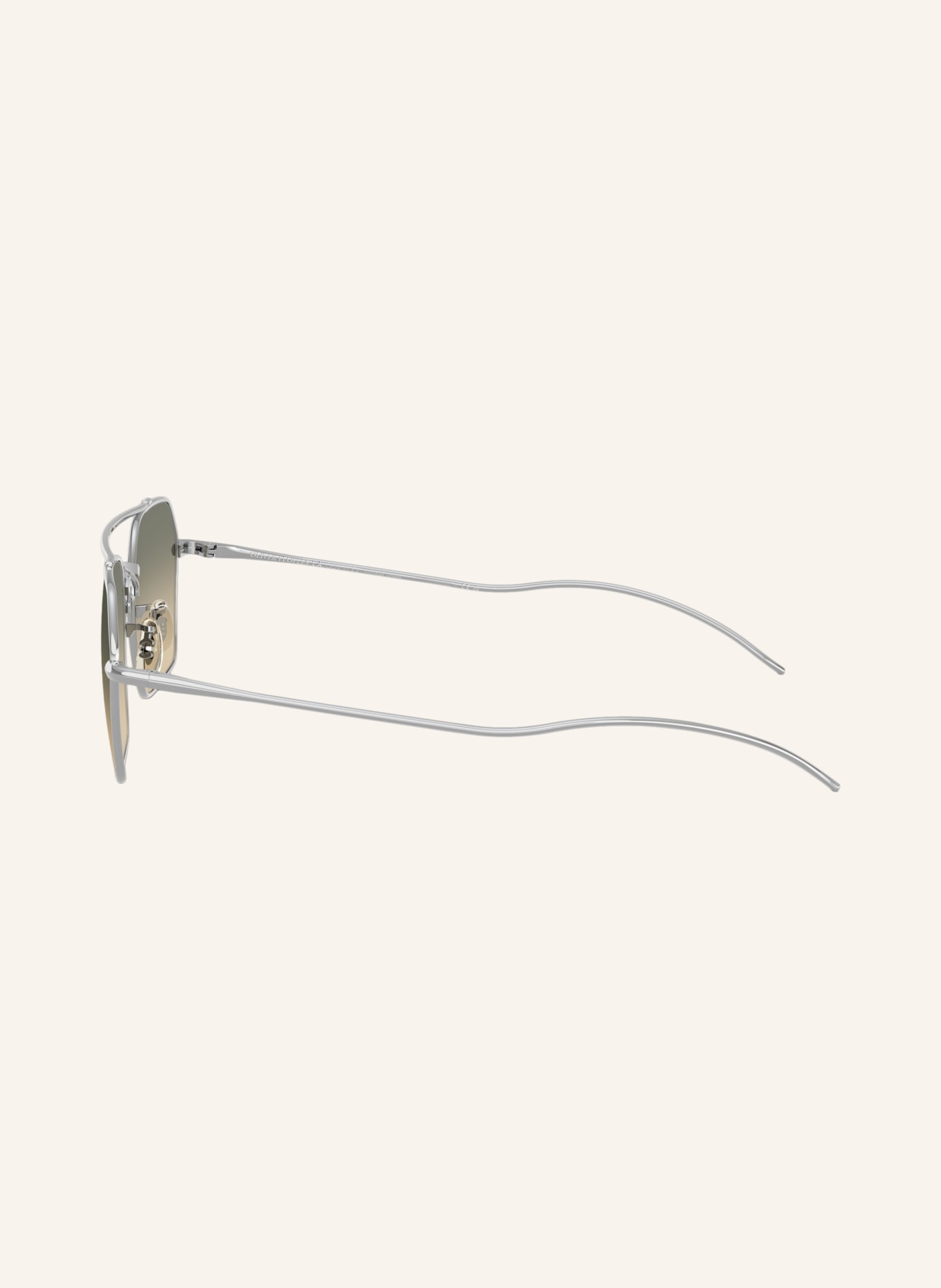 OLIVER PEOPLES Sonnenbrille OV1365ST: SILBER/ OLIV VERLAUF