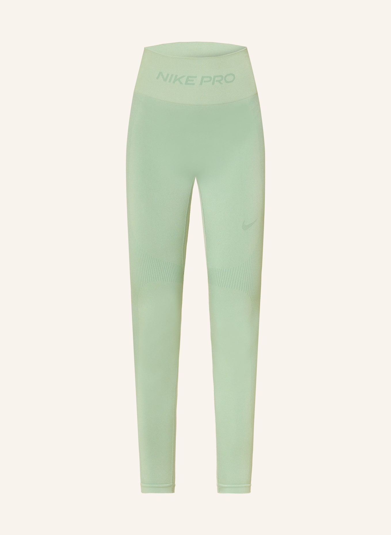 Nike Legíny PRO SEAMLESS: SVĚTLE ZELENÁ