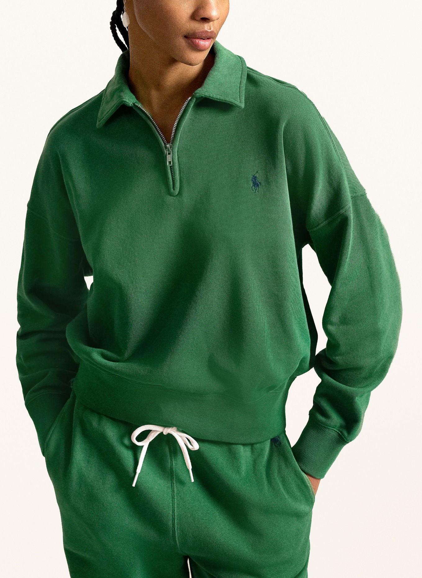 POLO RALPH LAUREN Sweatshirt: GRÜN