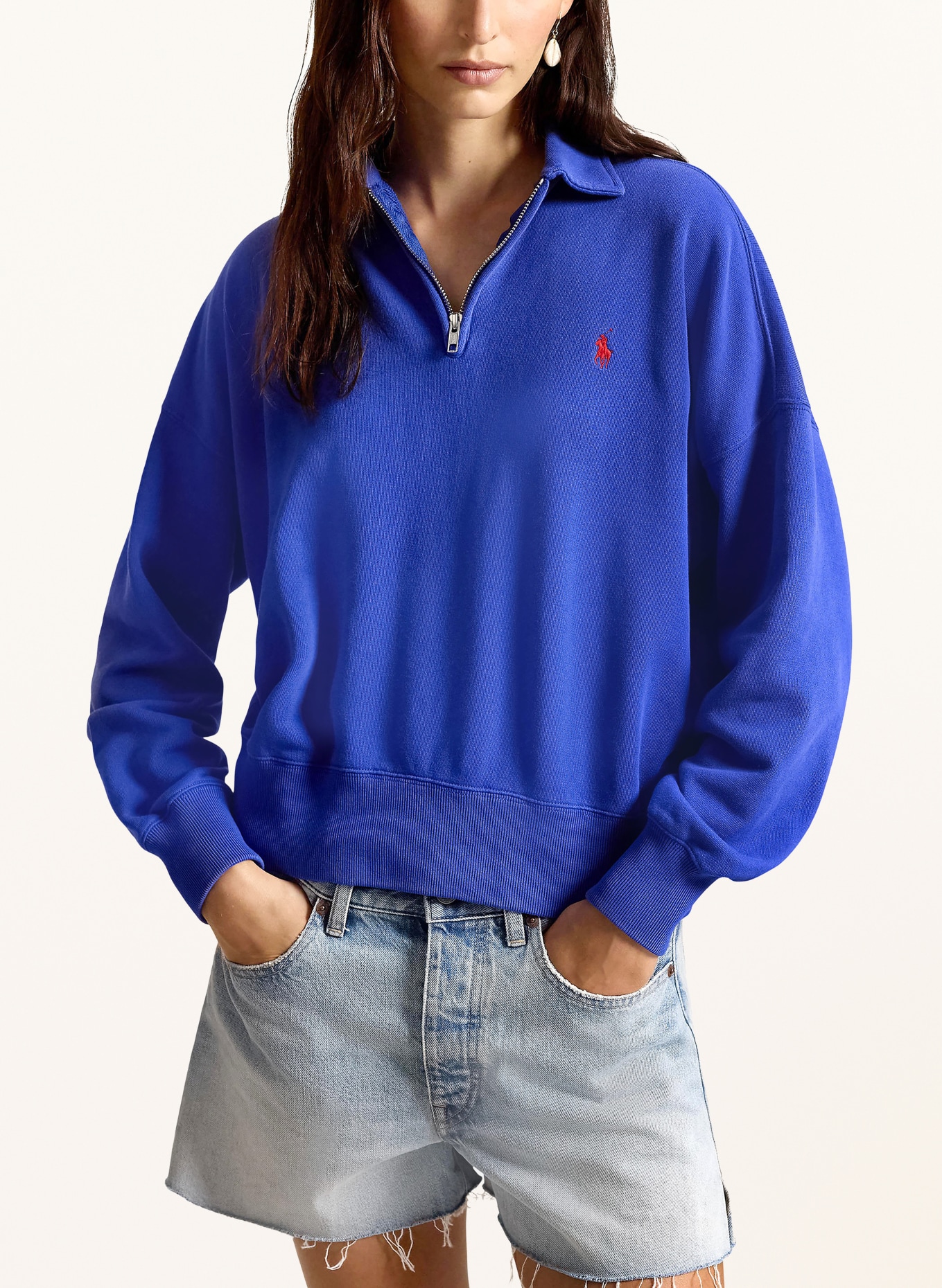 POLO RALPH LAUREN Sweatshirt: BLAU