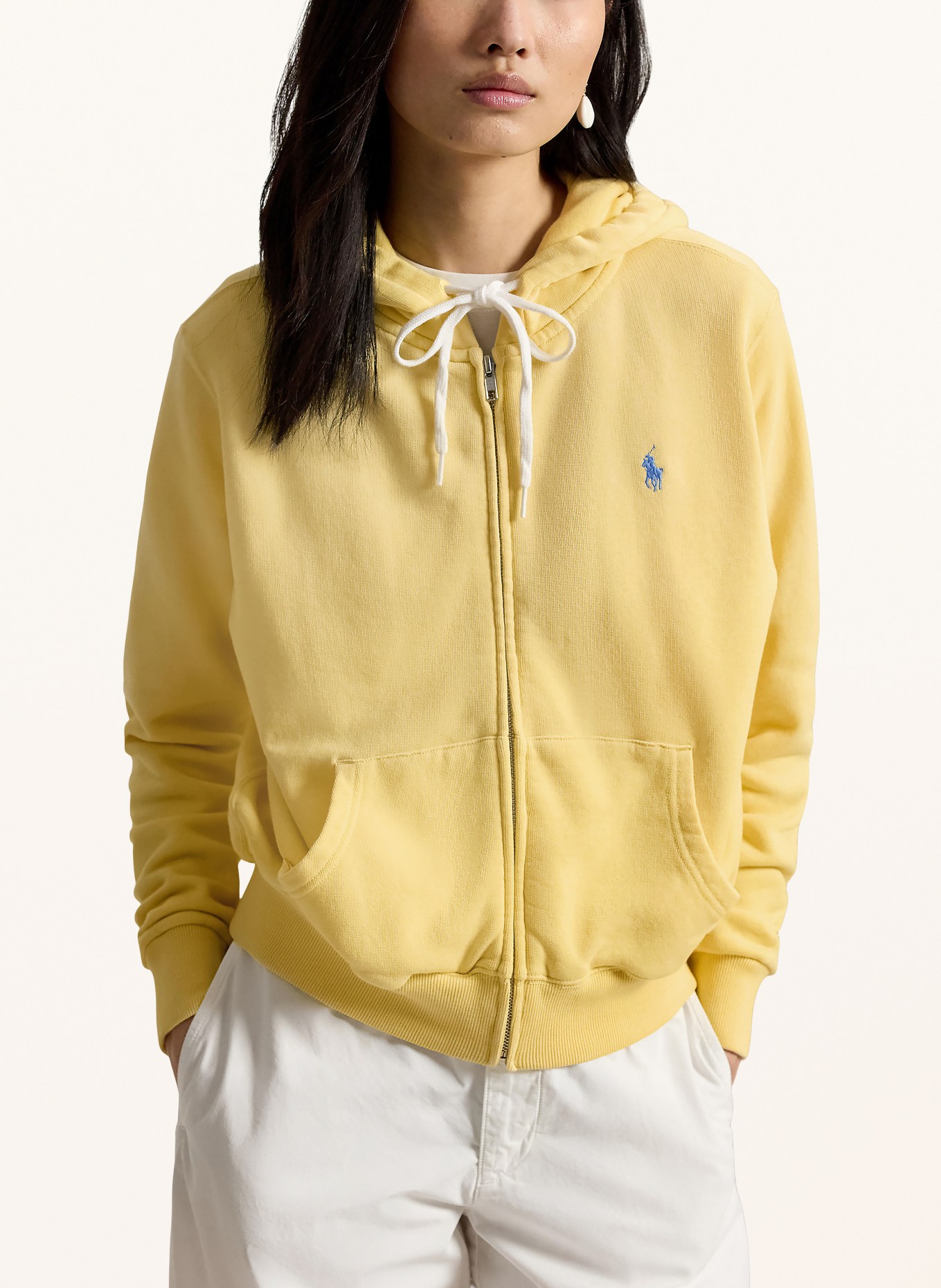POLO RALPH LAUREN sweat jacket: YELLOW