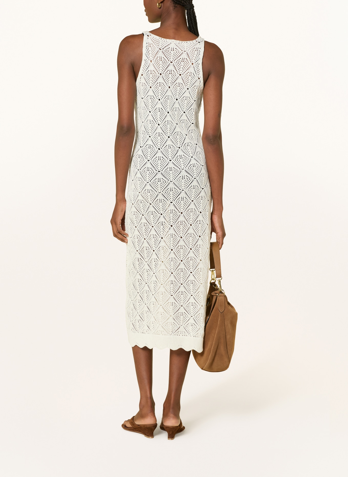 ONLY Strickkleid: ECRU