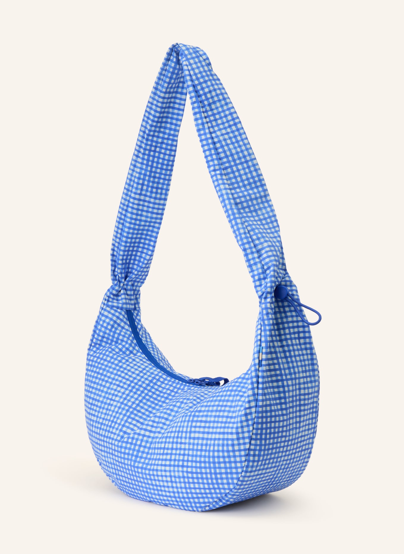 GOT BAG Umhängetasche RUFFLE: BLAU / WEISS