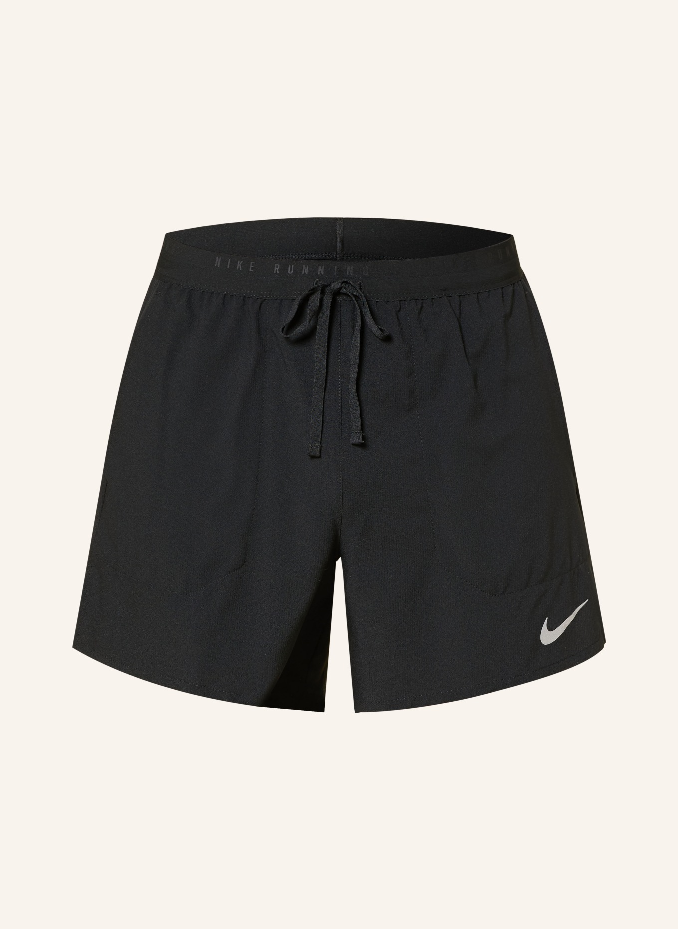 Nike 2-in-1-Laufshorts STRIDE: SCHWARZ