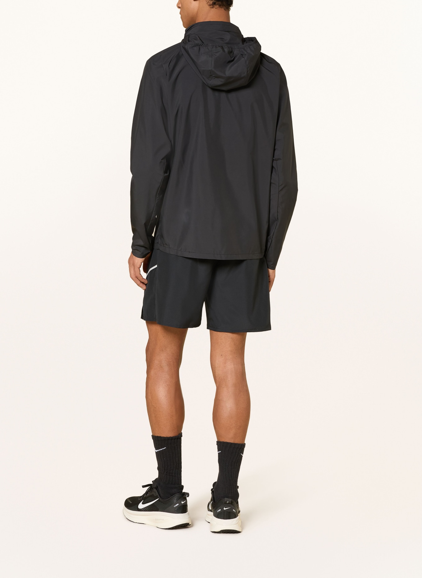 Nike 2-in-1-Laufshorts MILER: SCHWARZ