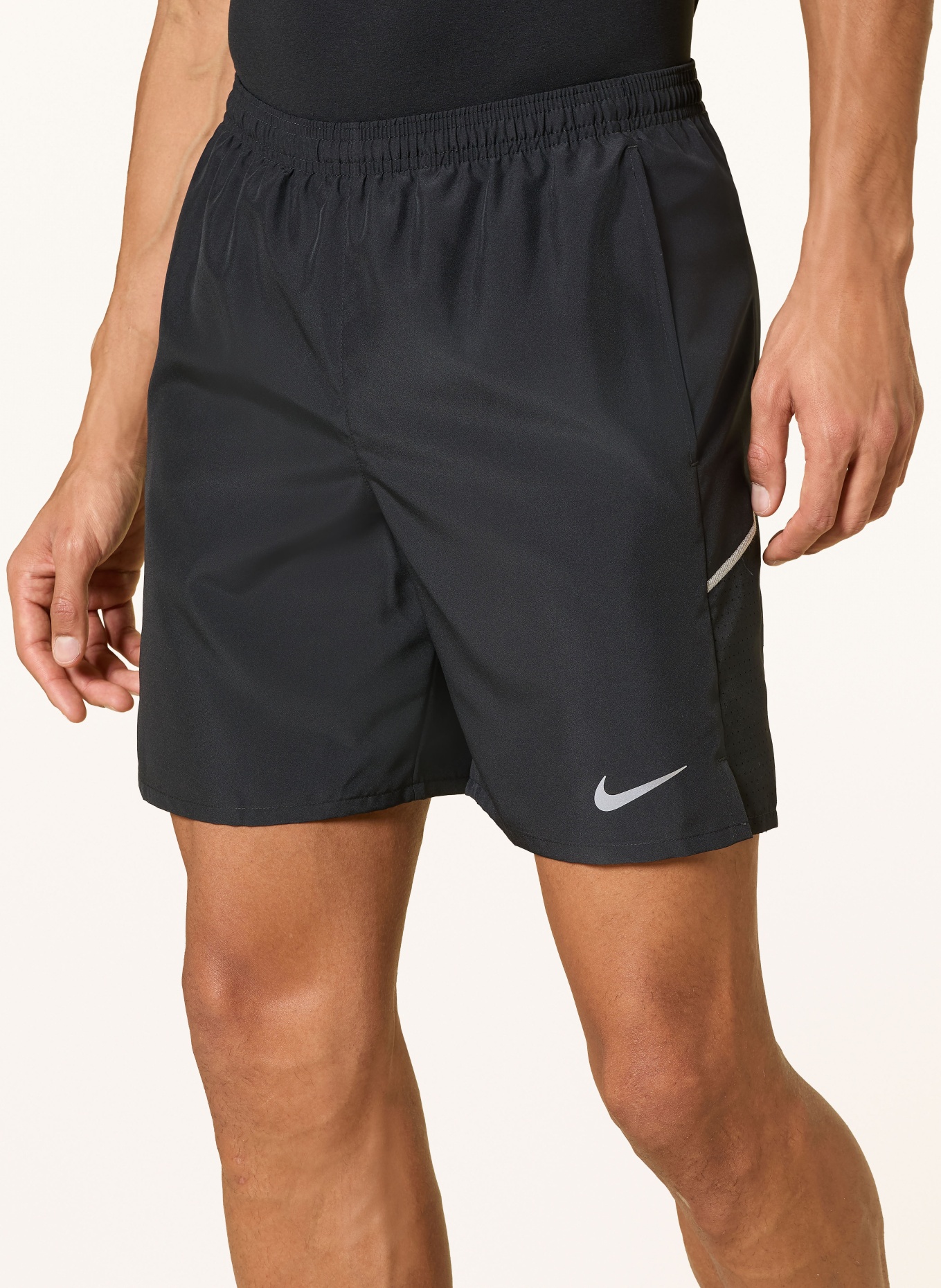 Nike 2-in-1-Laufshorts MILER: SCHWARZ