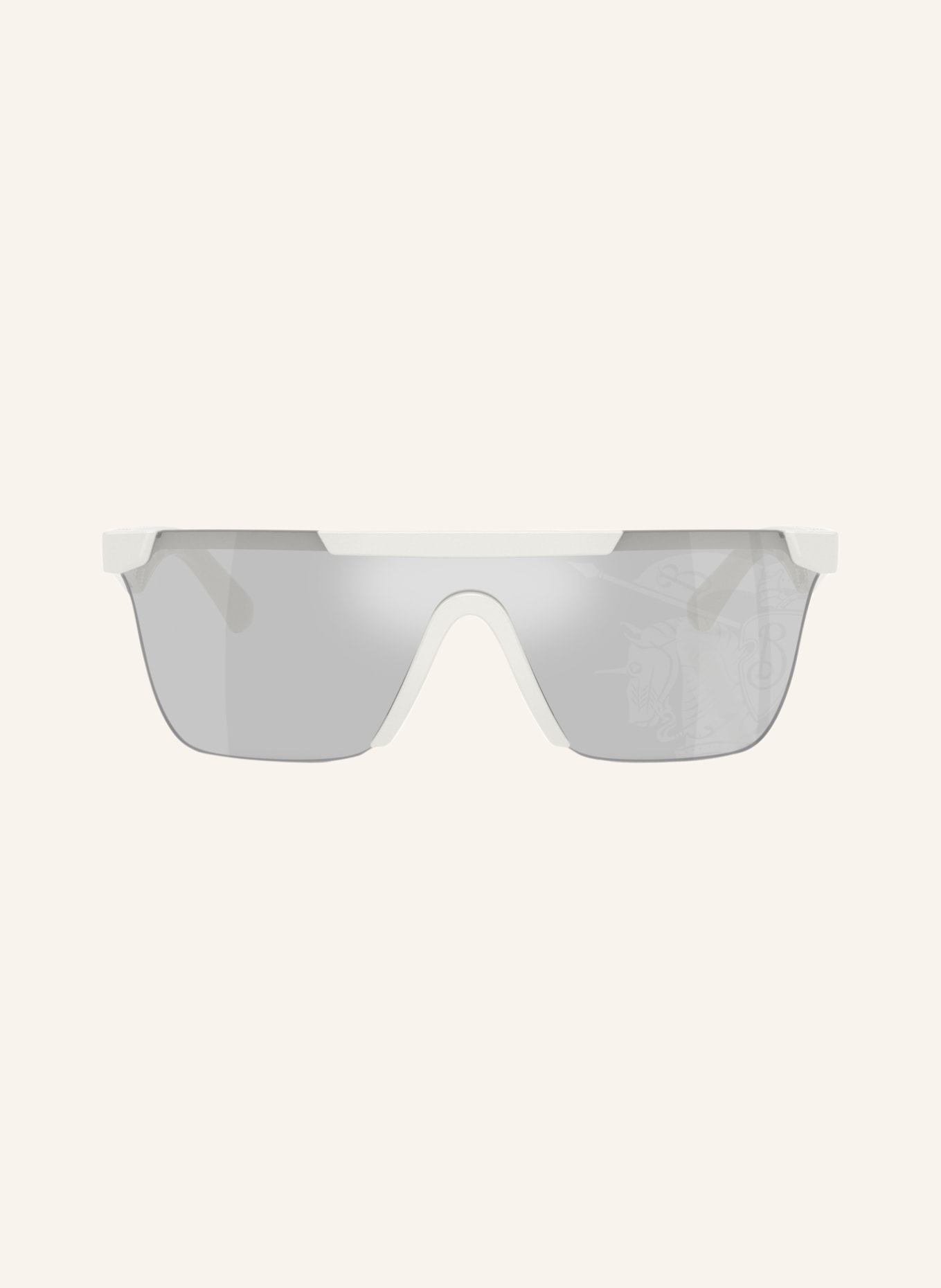 BURBERRY Sonnenbrille BE4480D: WEISS/ GRAU VERSPIEGELT