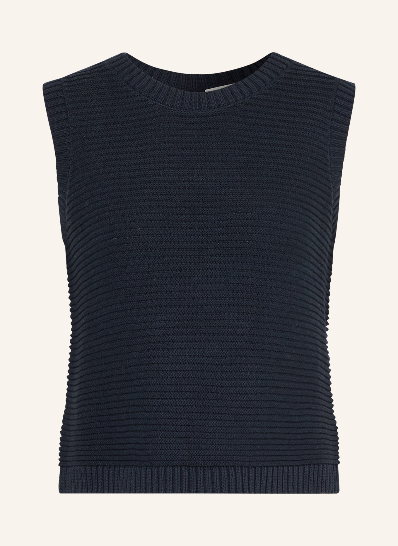 ICHI Stricktop IHDOTTIES: DUNKELBLAU