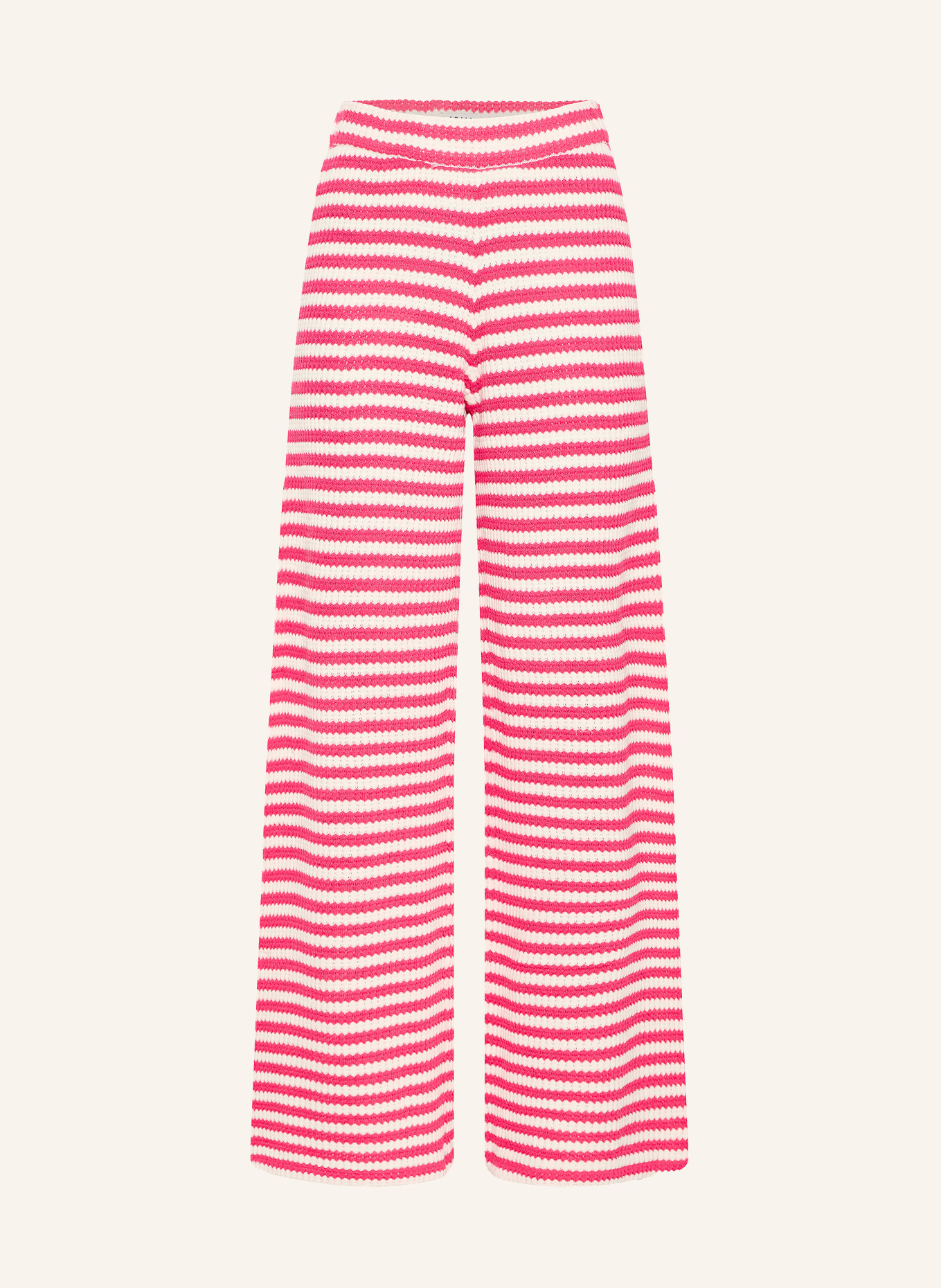 ICHI Strickhose IHLORIANNA: PINK / CREME