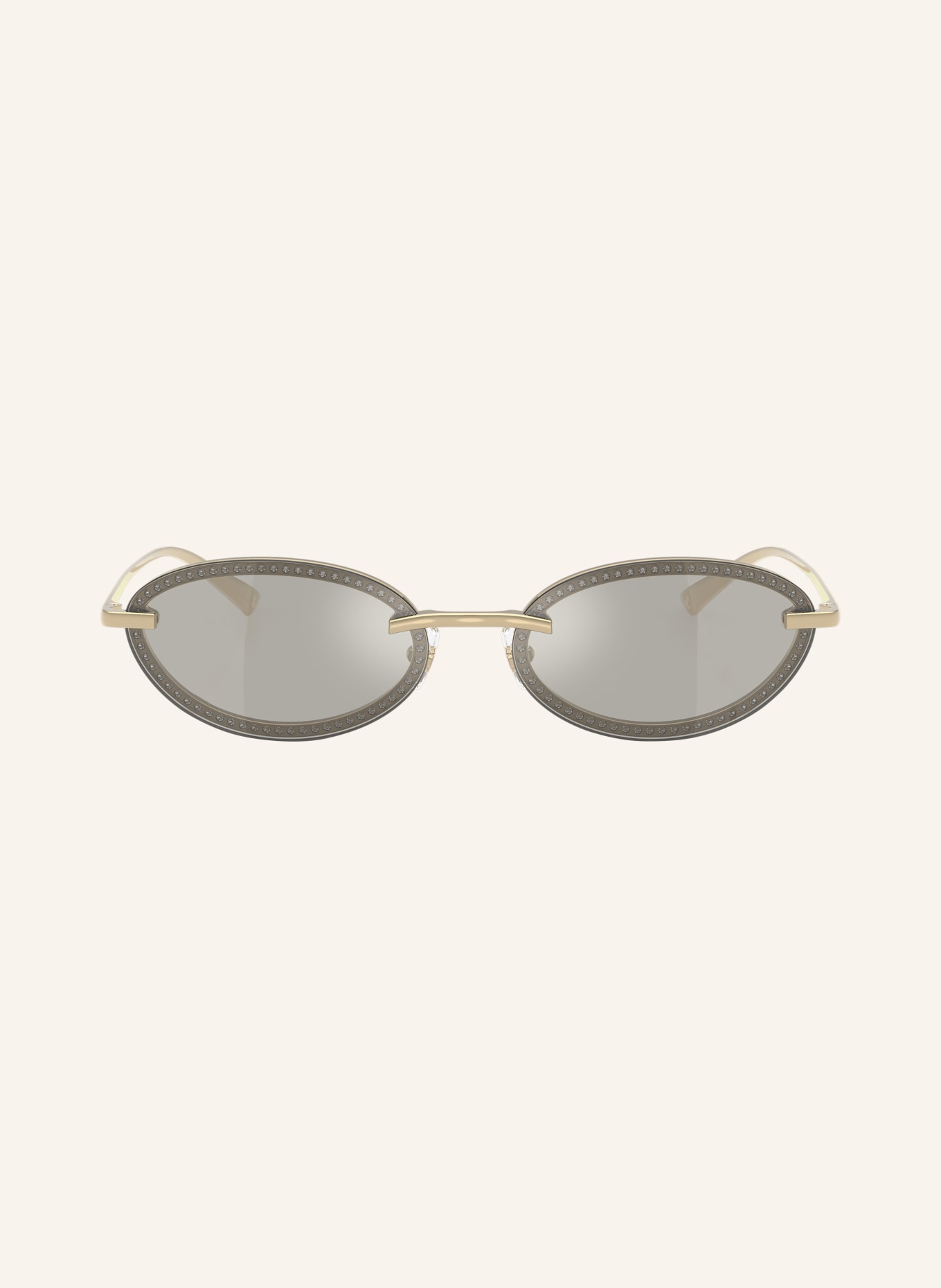 JIMMY CHOO Sonnenbrille JC4020B: GOLD/ GRAU VERSPIEGELT
