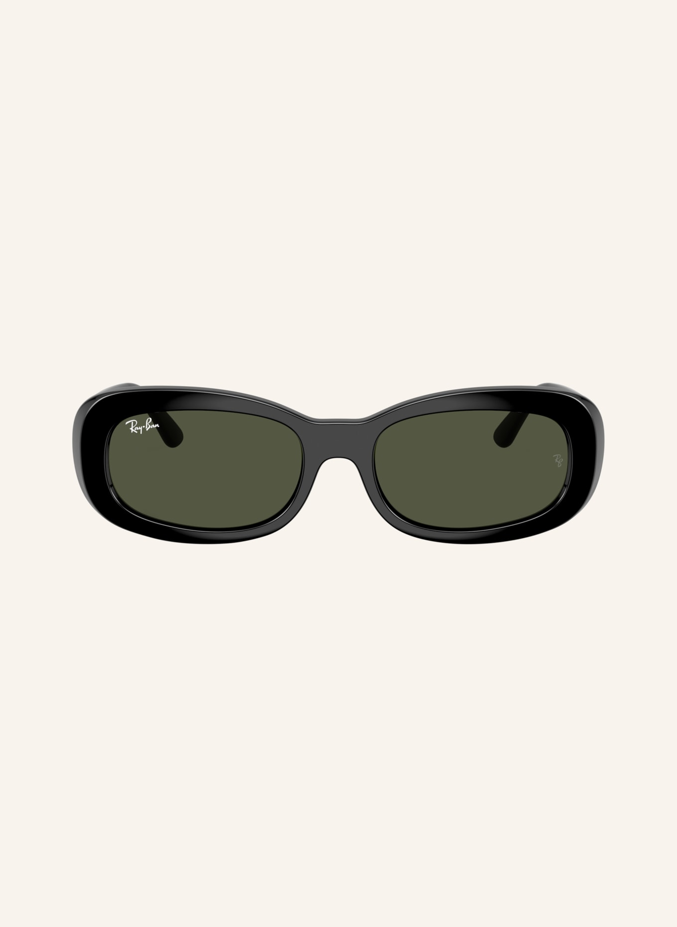 Ray-Ban Sonnenbrille RB2221: SCHWARZ/ GRÜN
