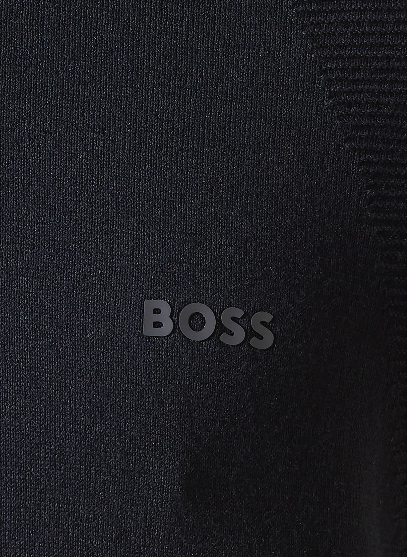BOSS Strick-Poloshirt MOMENTUM LITE Regular Fit: DUNKELBLAU