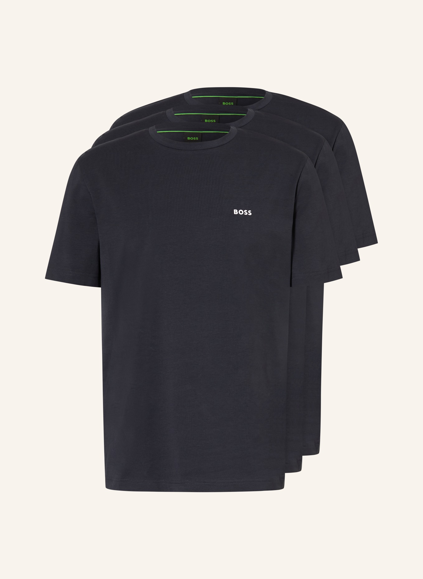 BOSS 3-pack T-shirts: DARK BLUE