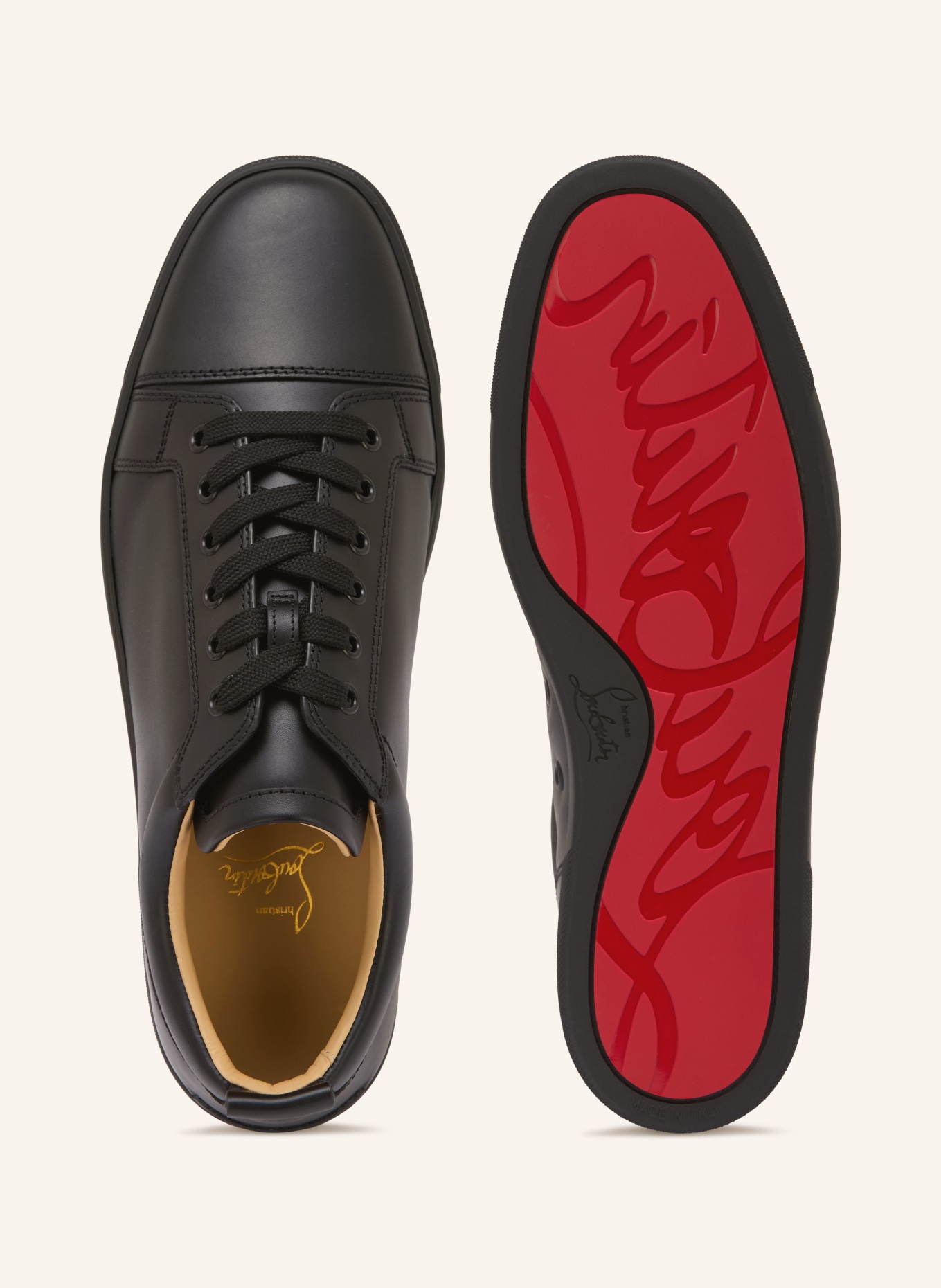 Christian Louboutin Sneaker LOUIS JUNIOR: SCHWARZ