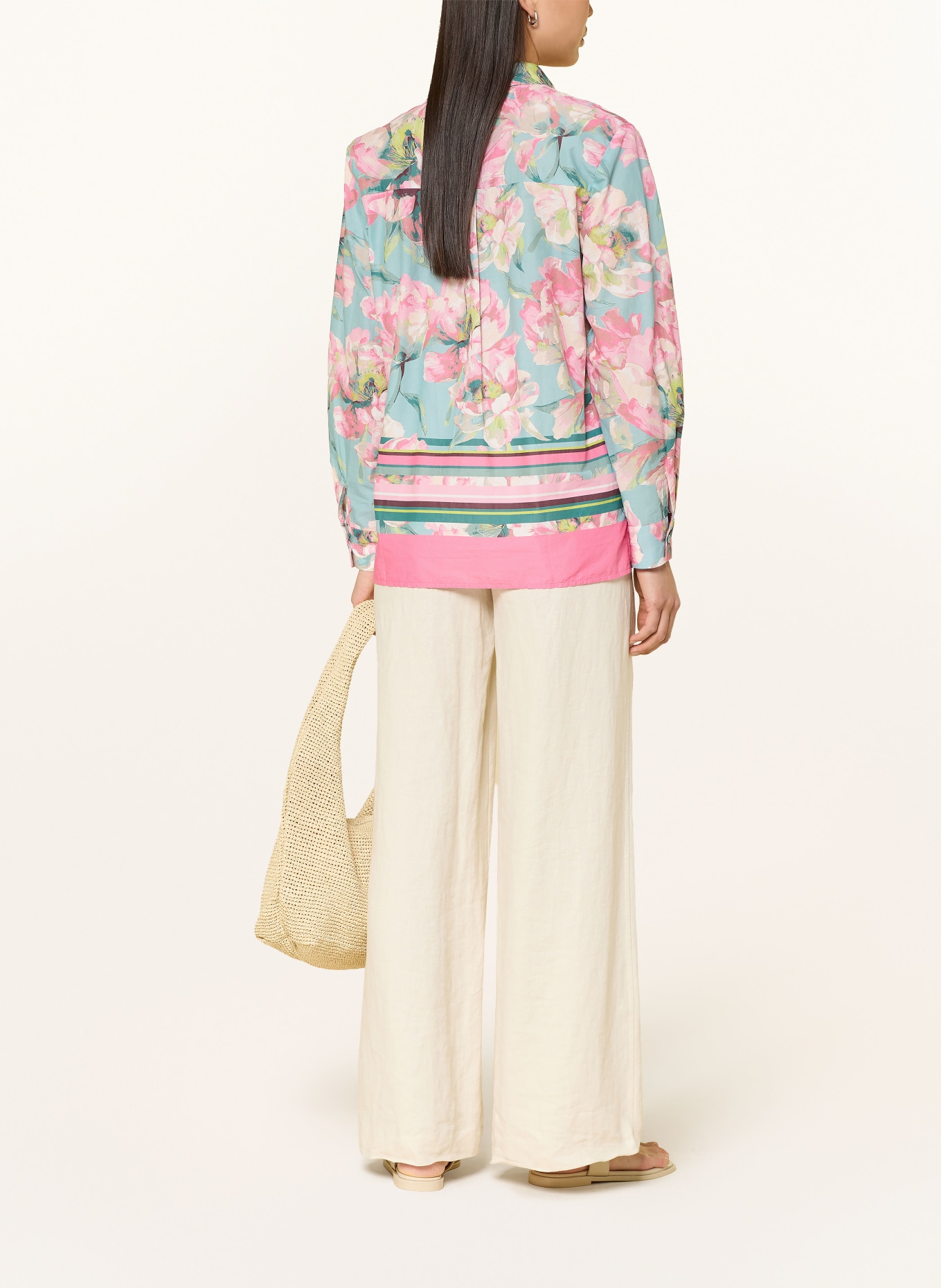 Betty Barclay blouse: MINT / ROZE
