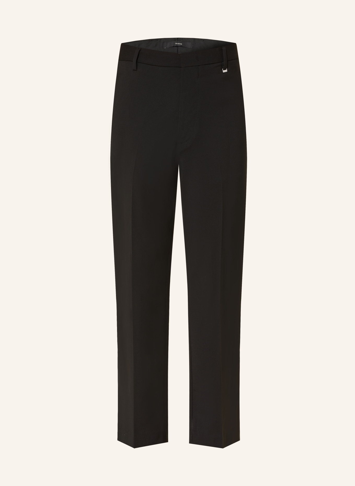 I'M BRIAN Regular-fit dress pants: NERO