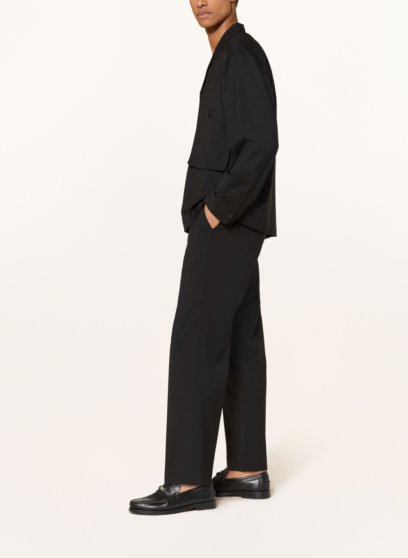 I'M BRIAN Regular-fit dress pants: NERO
