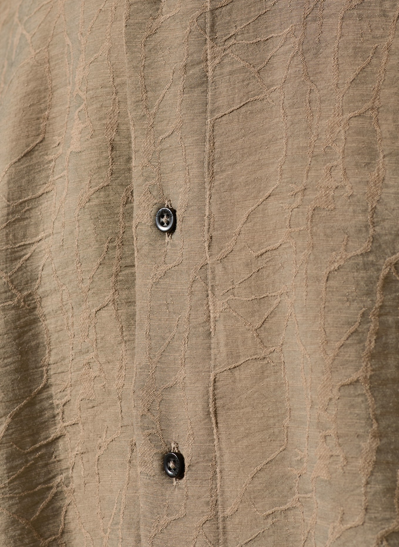 I'M BRIAN Kurzarm-Hemd Comfort Fit: TAUPE