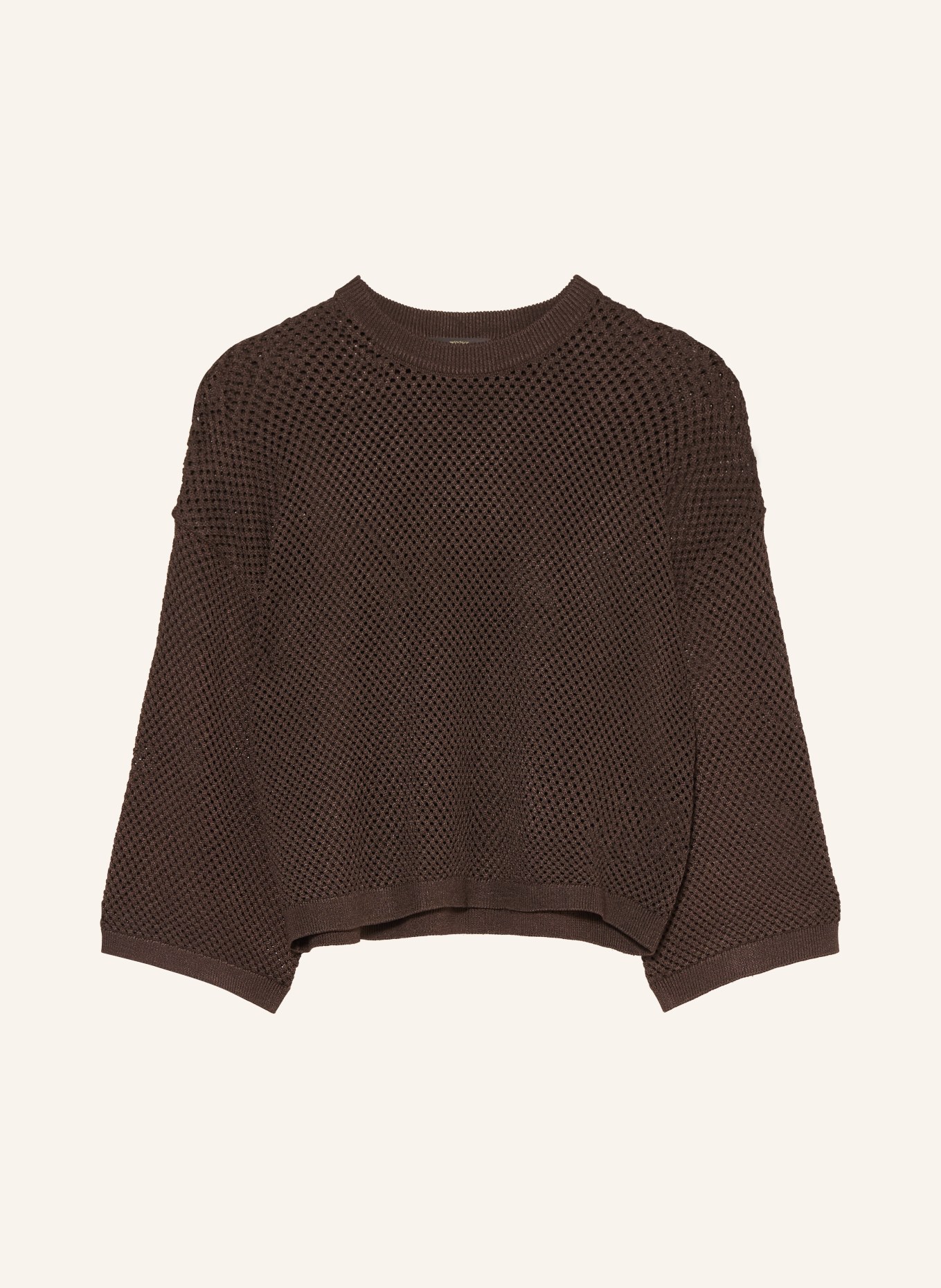 windsor. Pullover mit 3/4-Arm: DUNKELBRAUN