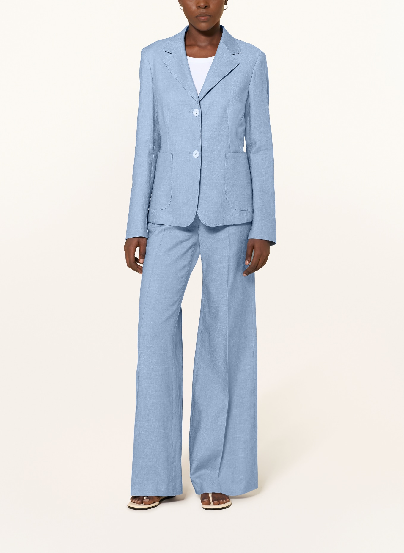 windsor. Blazer mit Leinen: HELLBLAU