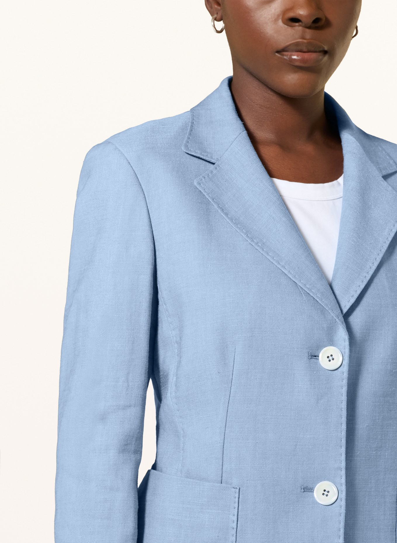 windsor. Blazer mit Leinen: HELLBLAU