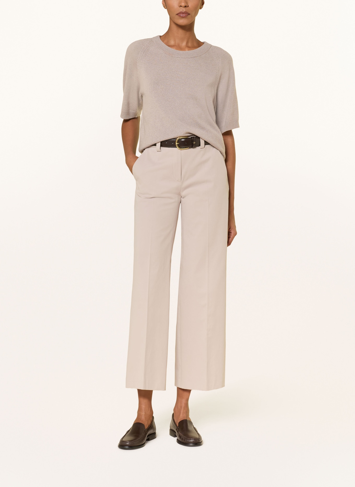 windsor. Strickshirt aus Cashmere: HELLBRAUN