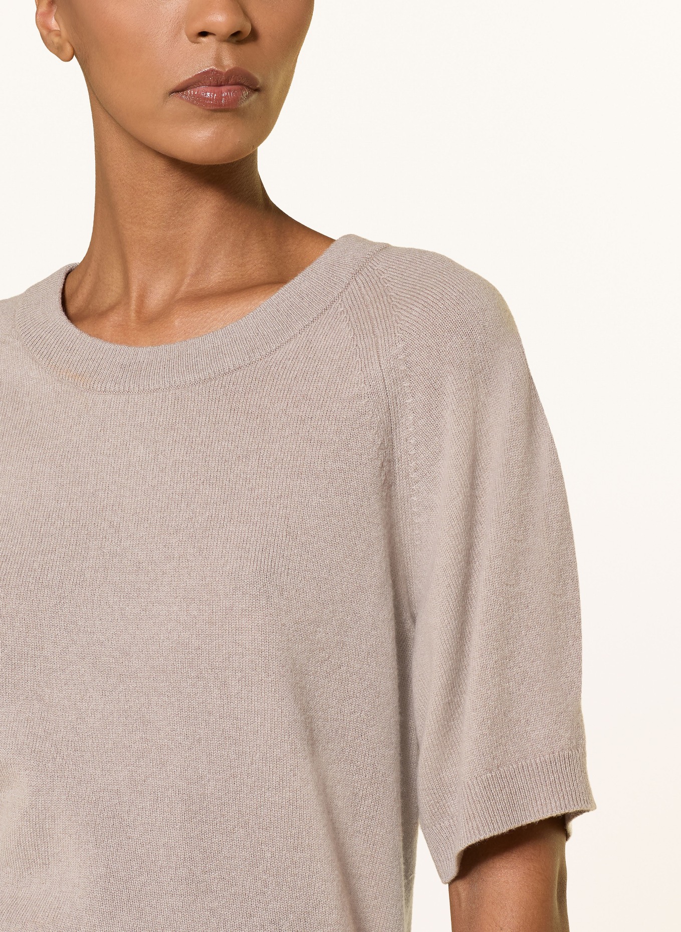 windsor. Strickshirt aus Cashmere: HELLBRAUN