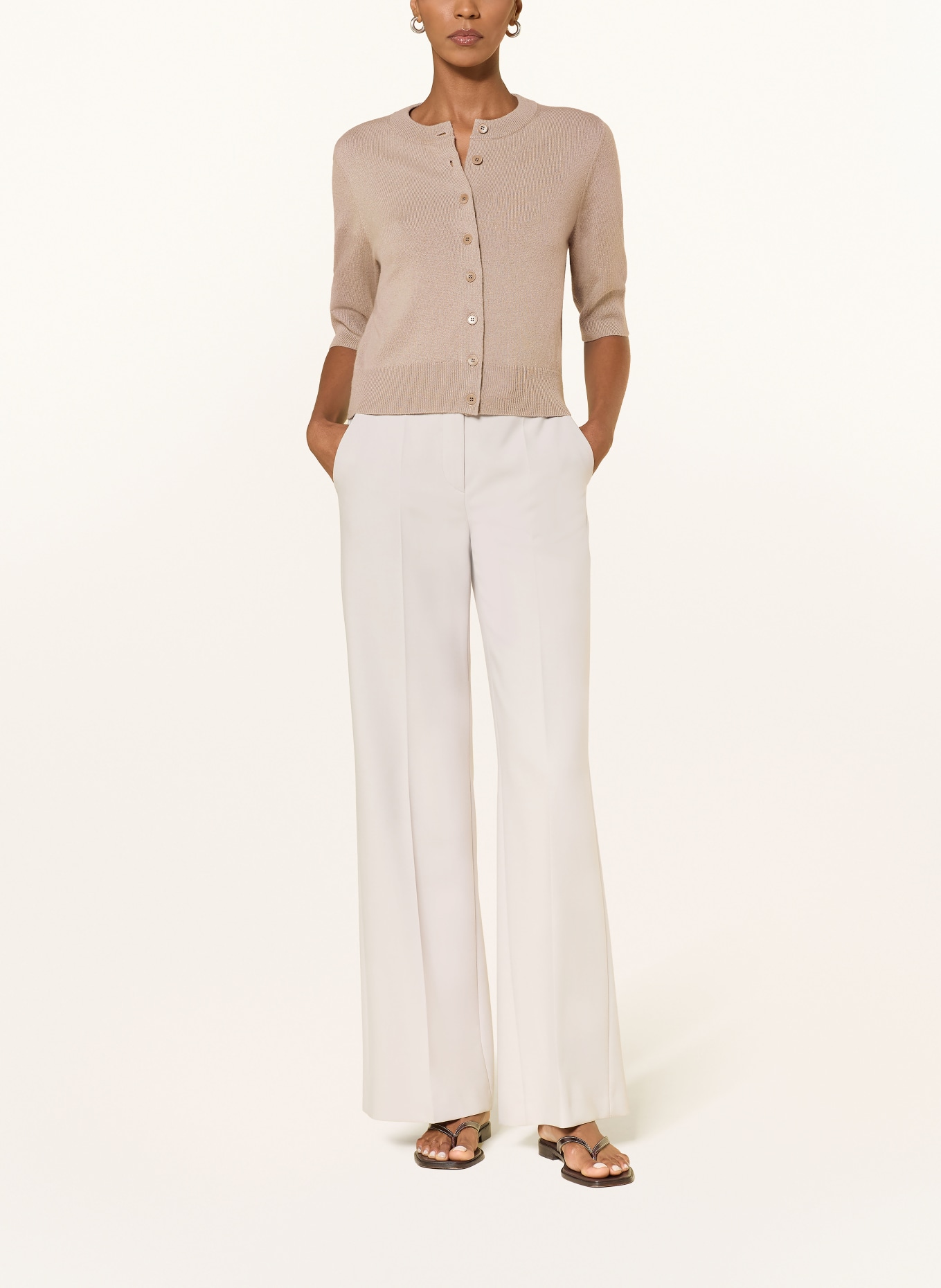 windsor. Strickjacke aus Cashmere: HELLBRAUN