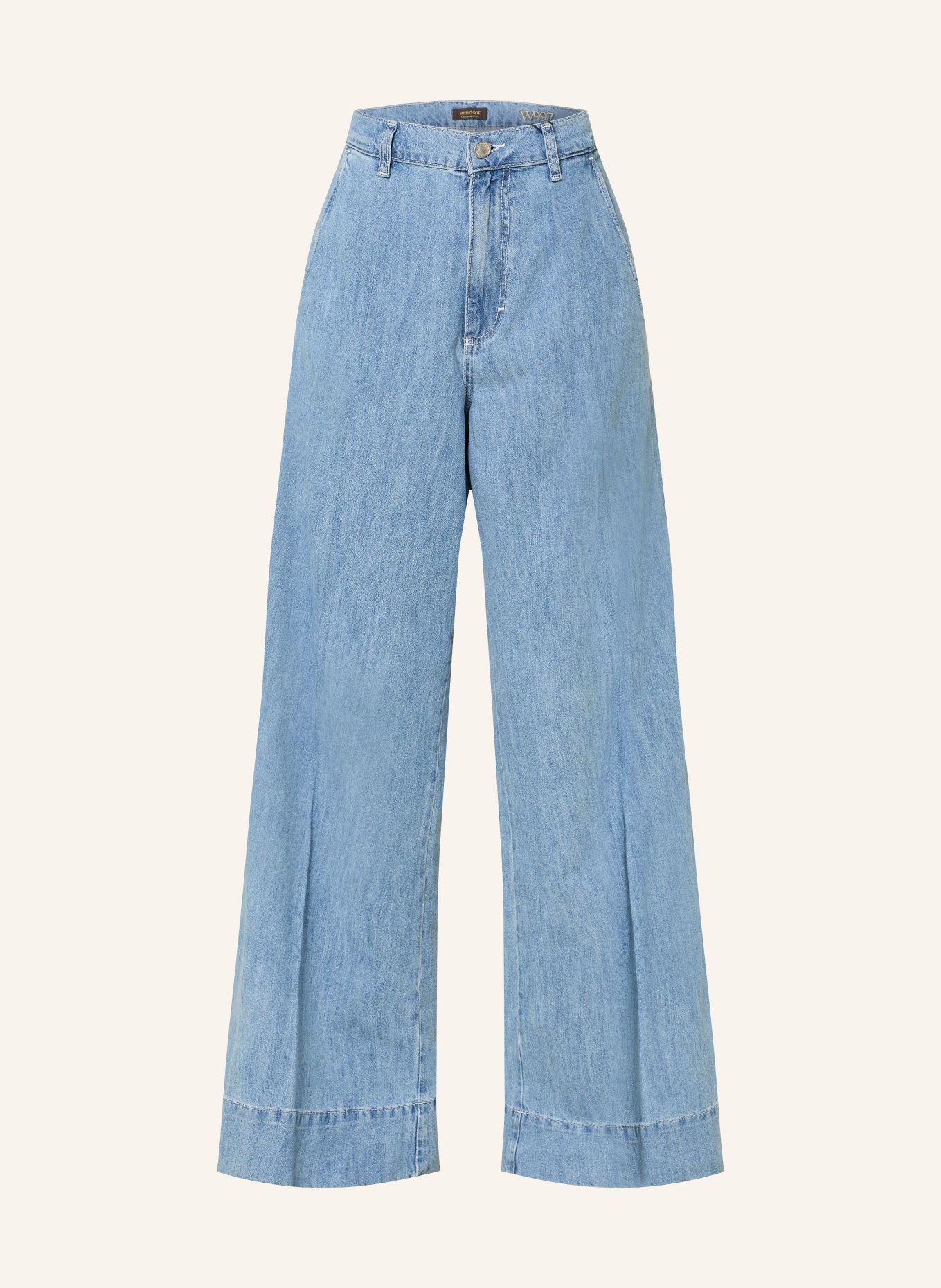 windsor. Wide Leg Jeans: 435 Bright Blue 435