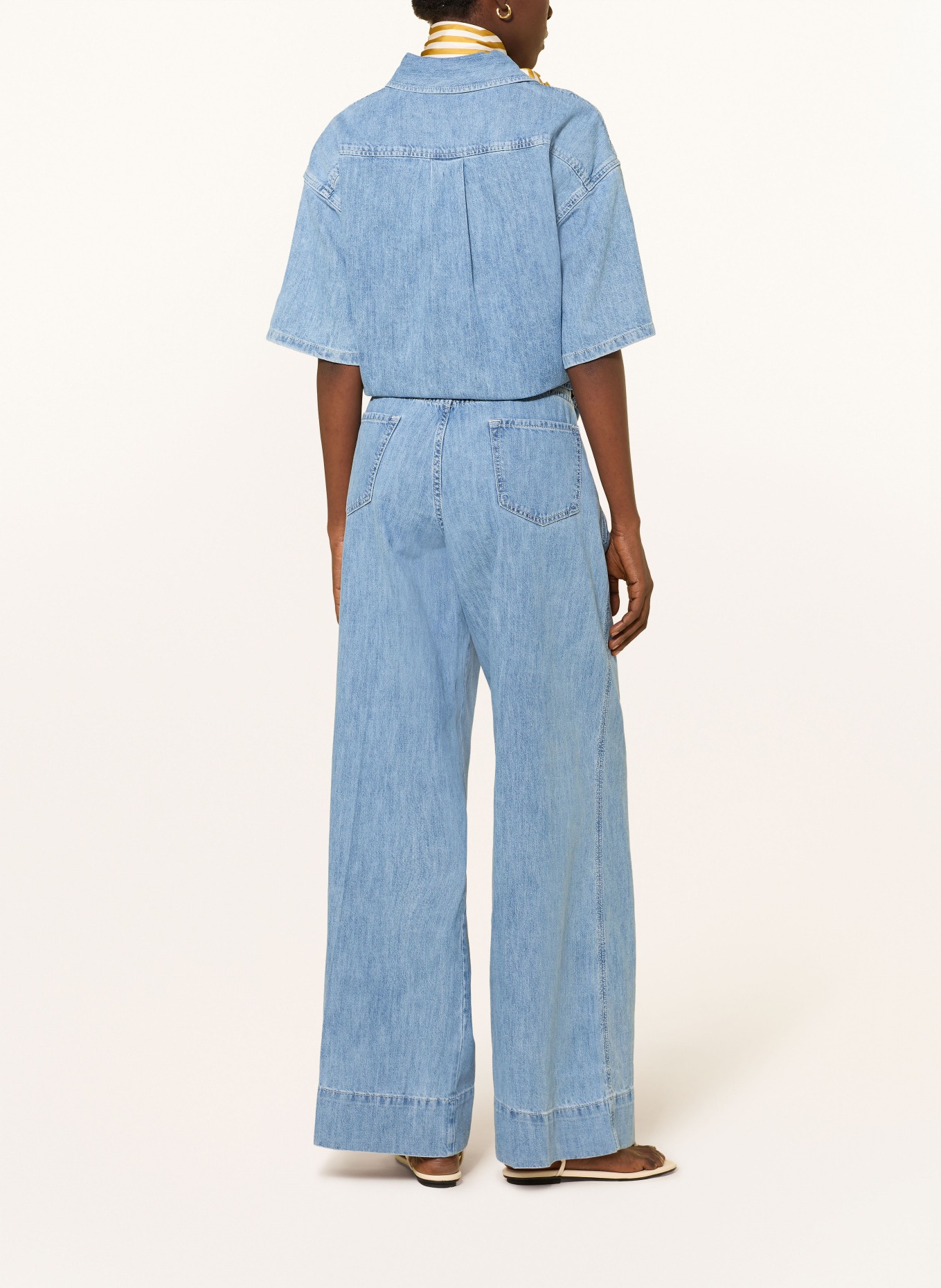 windsor. Wide Leg Jeans: 435 Bright Blue 435