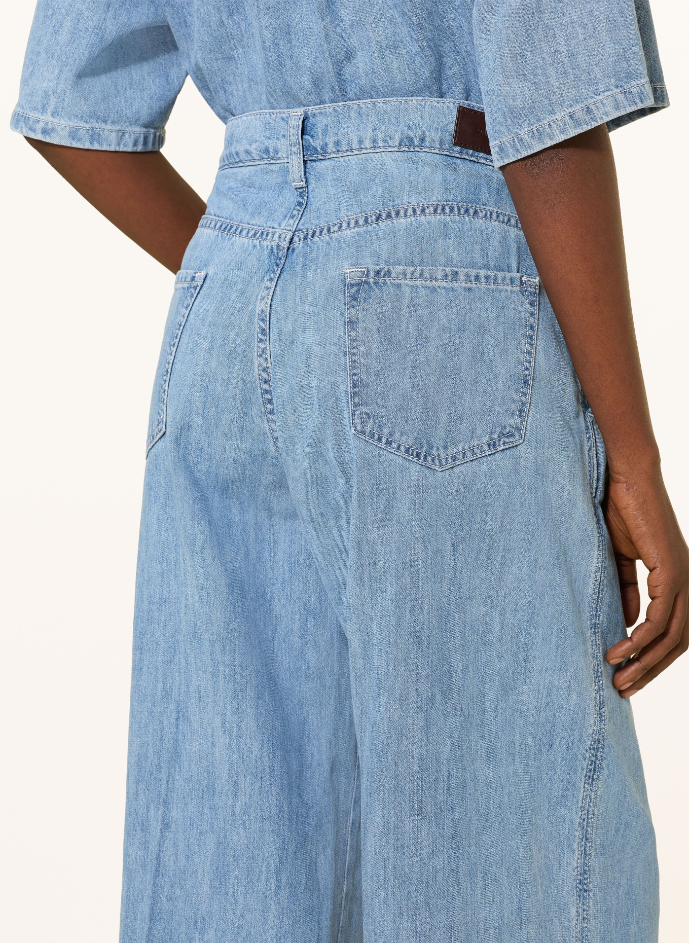 windsor. Wide Leg Jeans: 435 Bright Blue 435