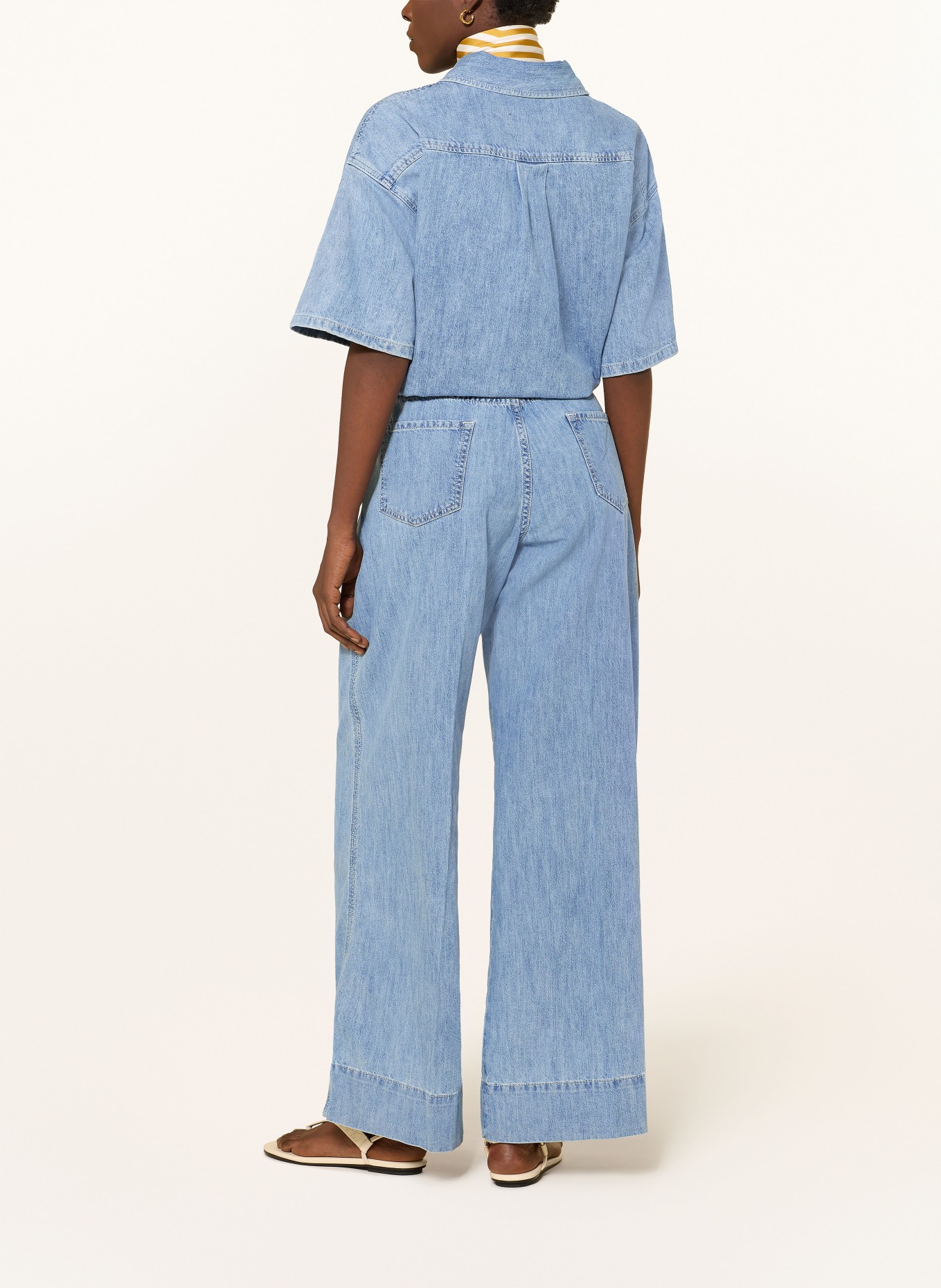 windsor. spijkerblouse: BLAUW